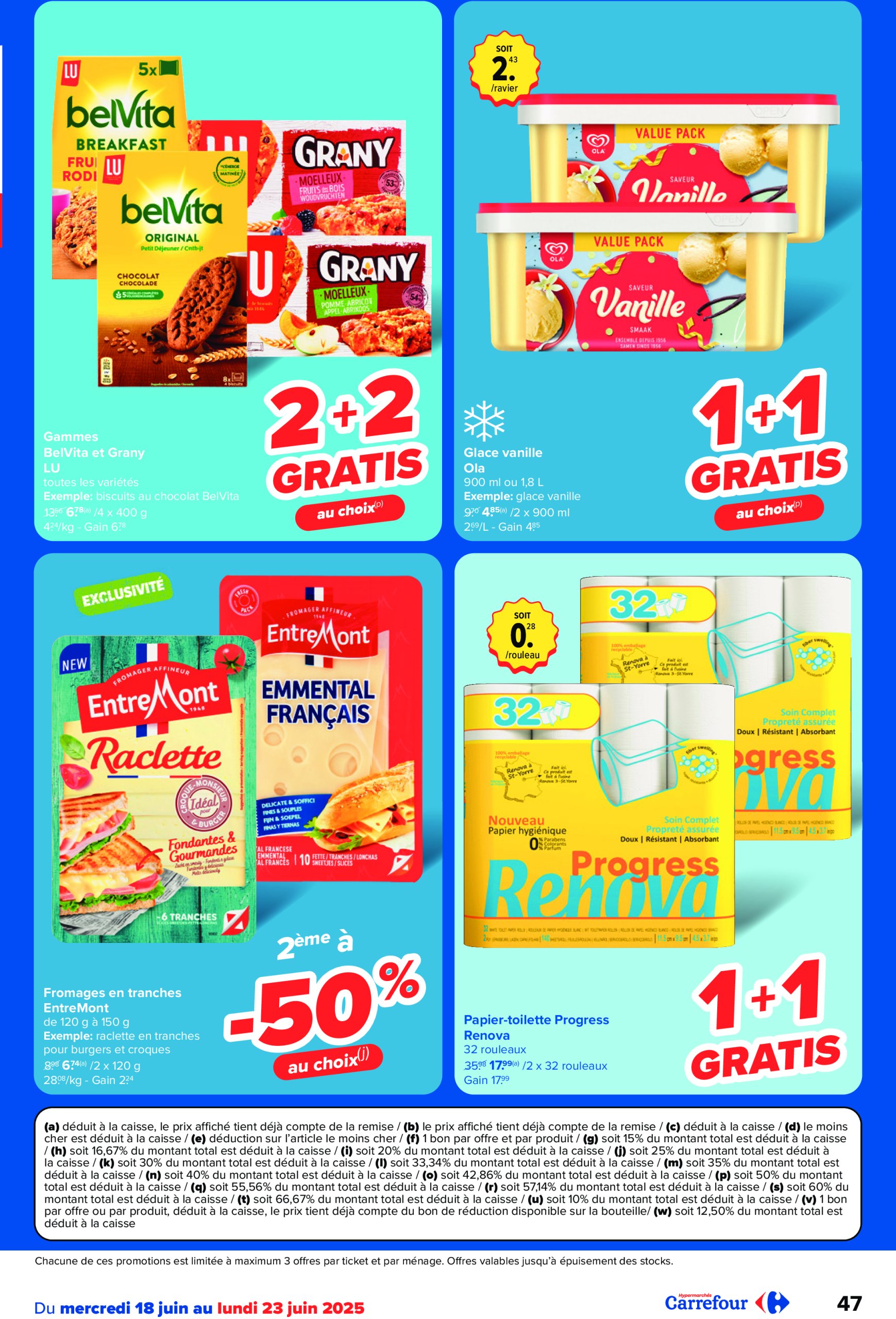 carrefour - Carrefour Hypermarchés folder geldig vanaf 18/06 - 30/06 - page: 47 carrefour - Carrefour Hypermarchés folder geldig vanaf 18/06 - 30/06 - page: 47