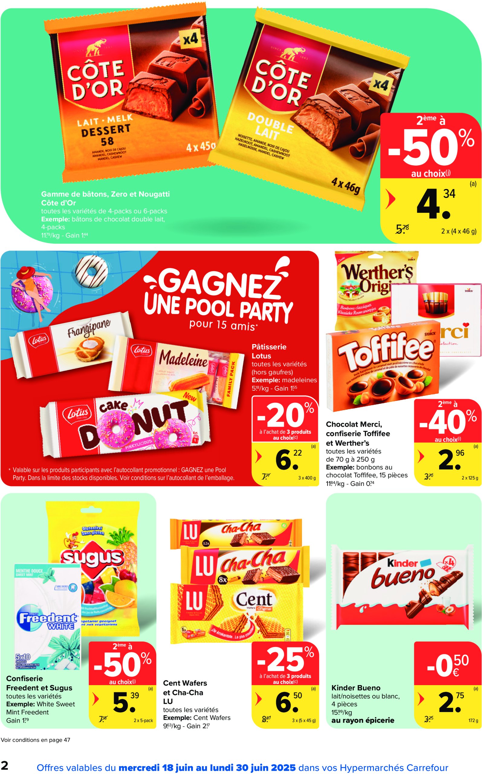 carrefour - Carrefour Hypermarchés folder geldig vanaf 18/06 - 30/06 - page: 2 carrefour - Carrefour Hypermarchés folder geldig vanaf 18/06 - 30/06 - page: 2