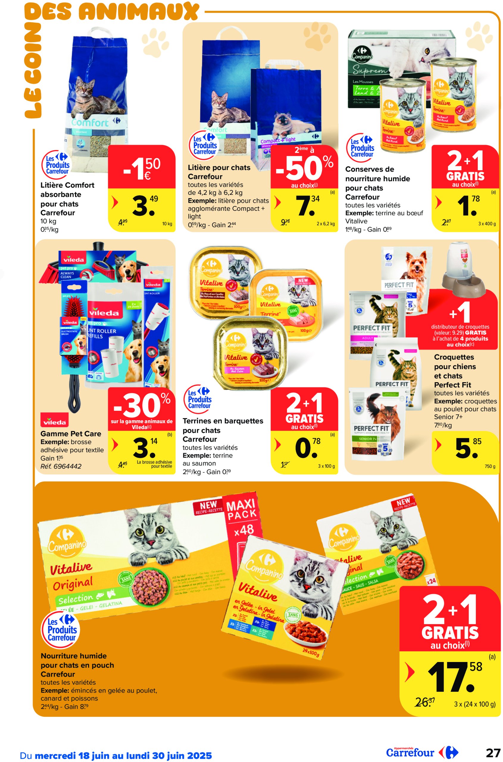carrefour - Carrefour Hypermarchés folder geldig vanaf 18/06 - 30/06 - page: 27 carrefour - Carrefour Hypermarchés folder geldig vanaf 18/06 - 30/06 - page: 27