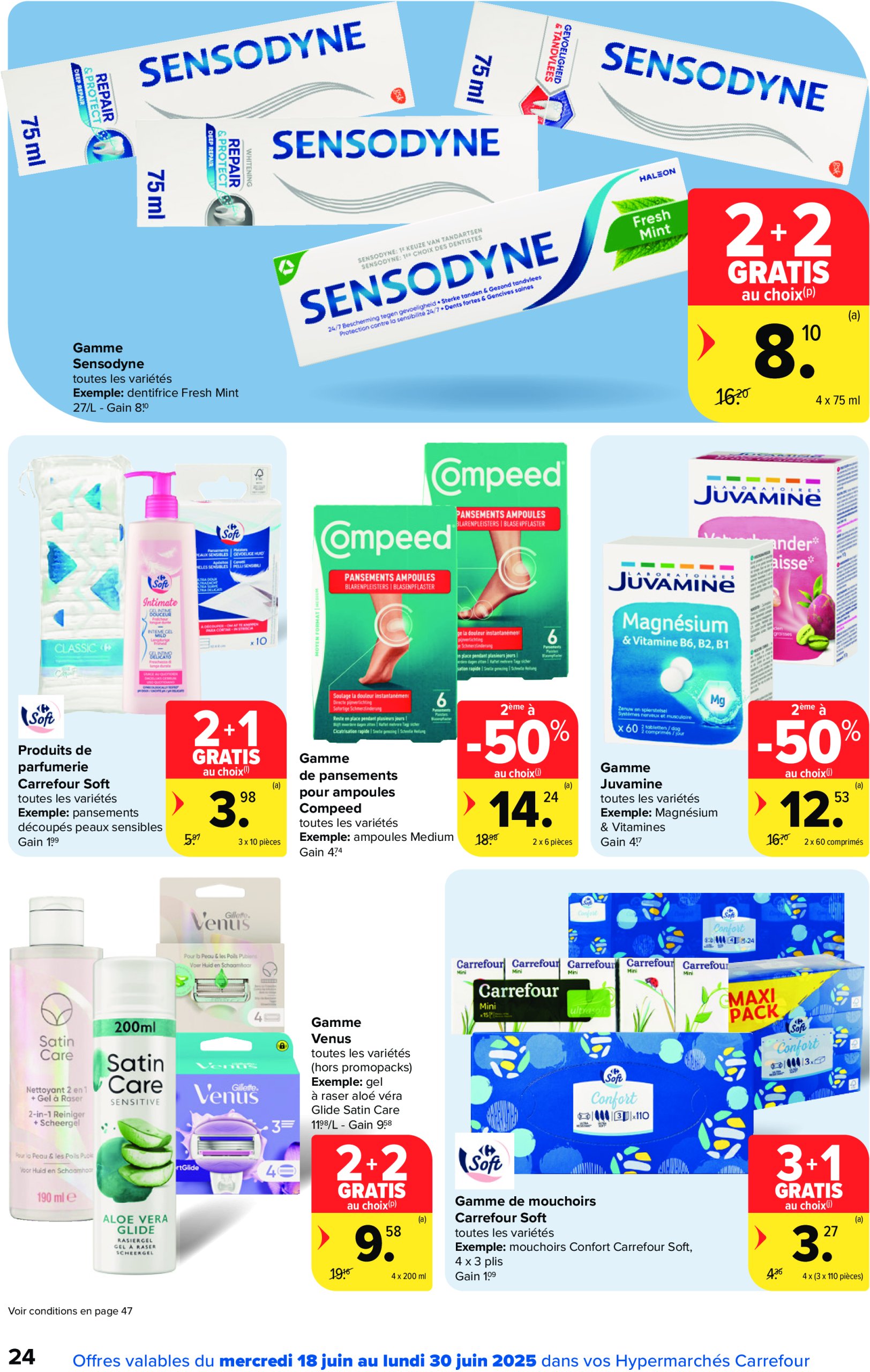 carrefour - Carrefour Hypermarchés folder geldig vanaf 18/06 - 30/06 - page: 24 carrefour - Carrefour Hypermarchés folder geldig vanaf 18/06 - 30/06 - page: 24