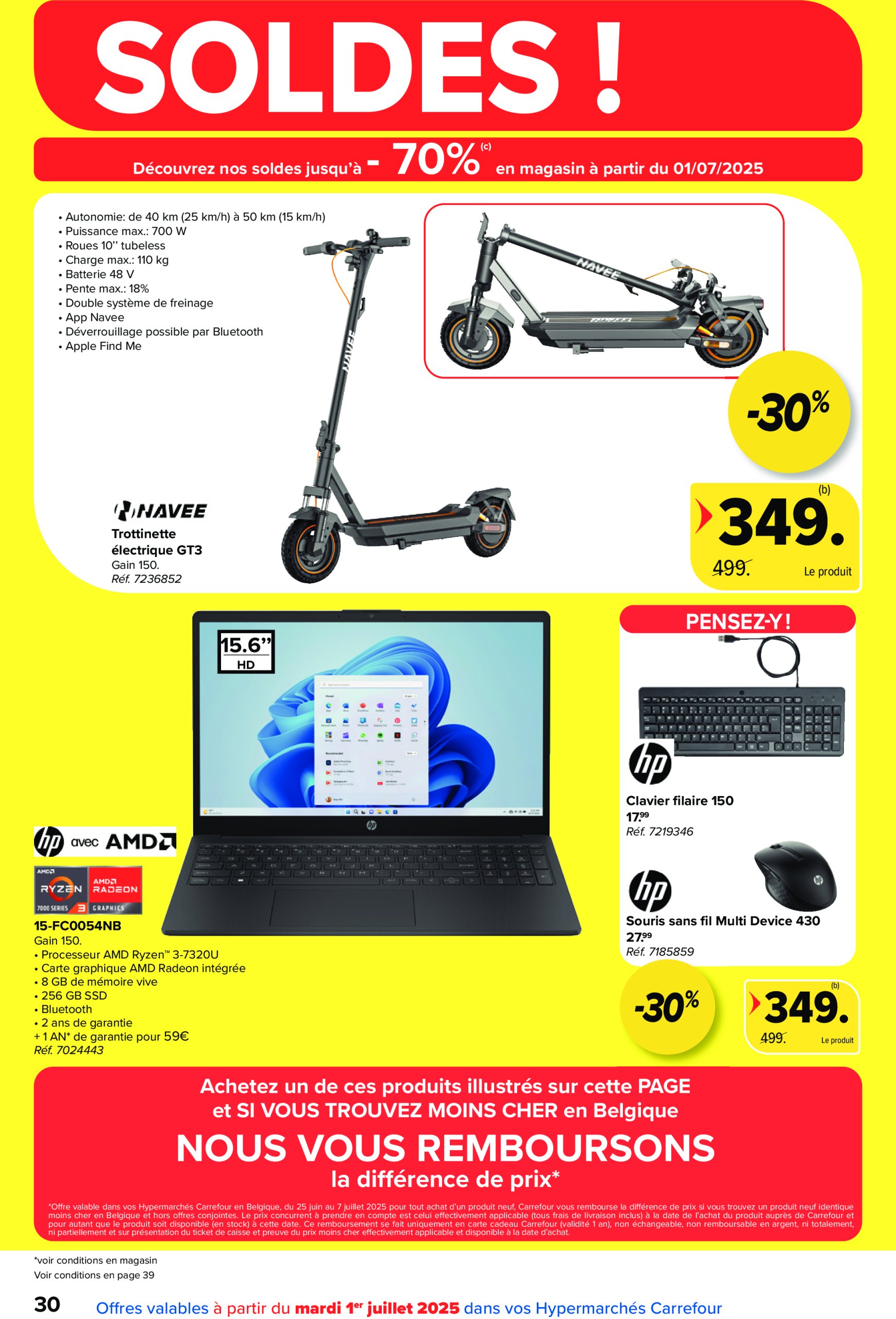 carrefour - Carrefour Hypermarchés folder geldig vanaf 25/06 - 07/07 - page: 30 carrefour - Carrefour Hypermarchés folder geldig vanaf 25/06 - 07/07 - page: 30