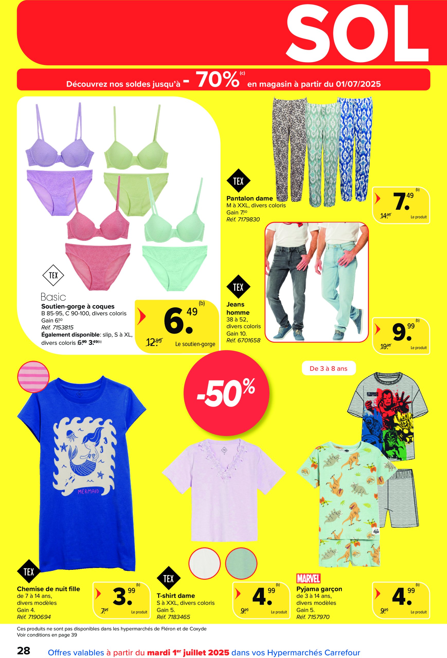 carrefour - Carrefour Hypermarchés folder geldig vanaf 25/06 - 07/07 - page: 28 carrefour - Carrefour Hypermarchés folder geldig vanaf 25/06 - 07/07 - page: 28
