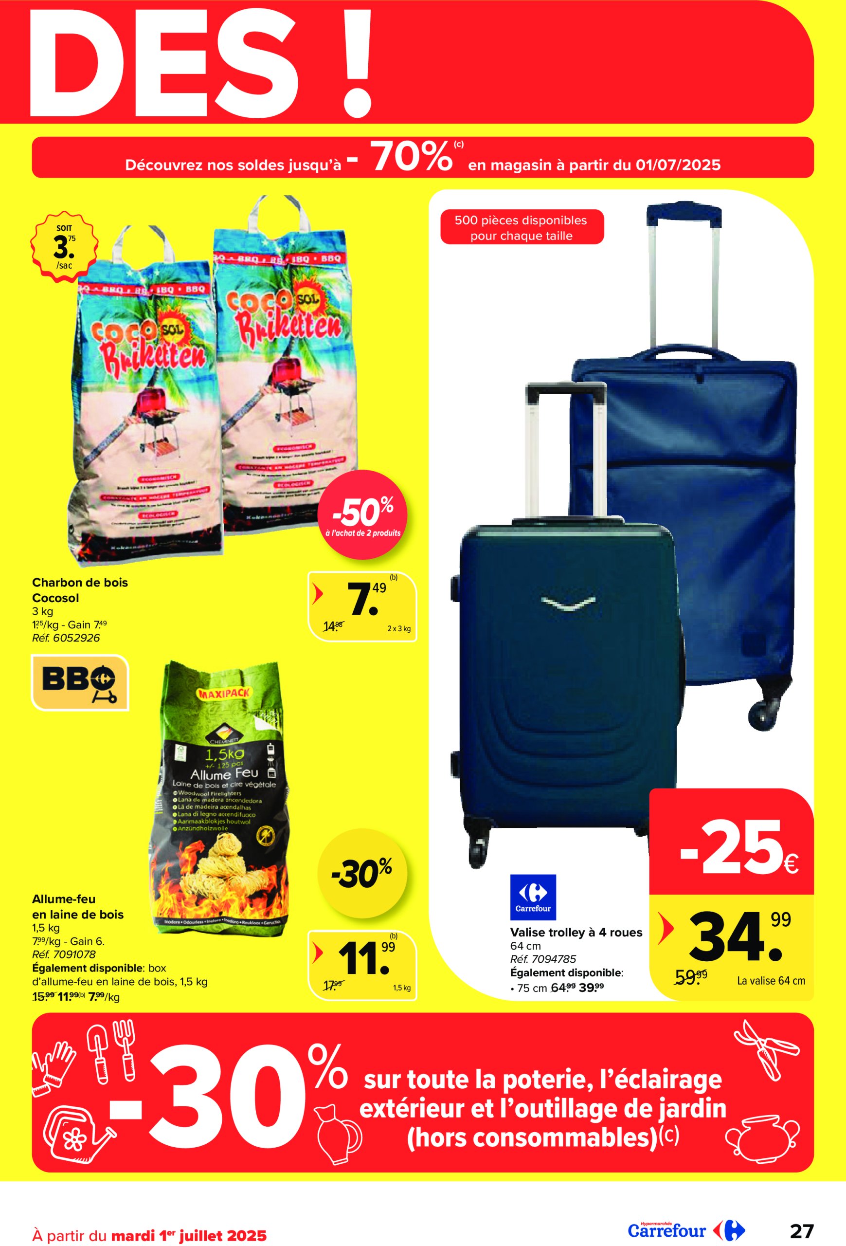 carrefour - Carrefour Hypermarchés folder geldig vanaf 25/06 - 07/07 - page: 27 carrefour - Carrefour Hypermarchés folder geldig vanaf 25/06 - 07/07 - page: 27