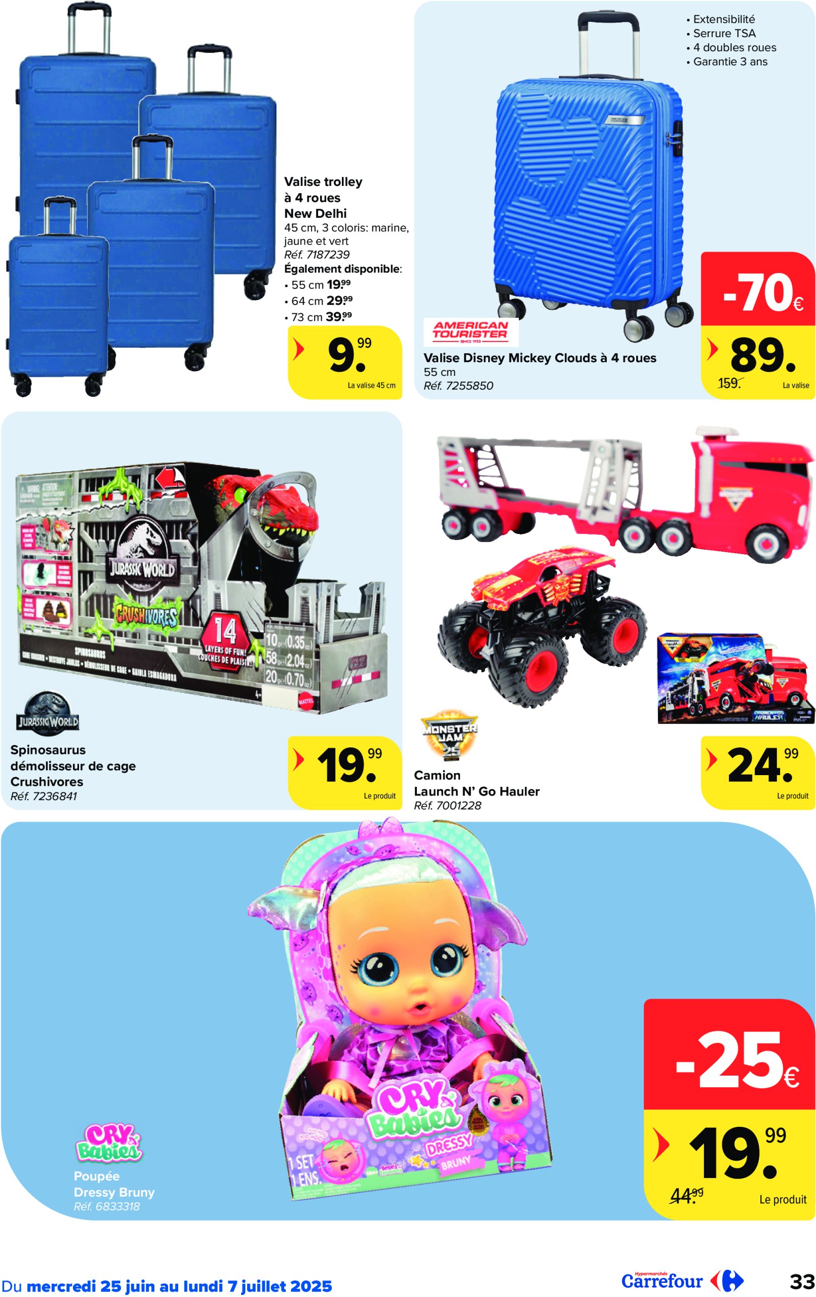 carrefour - Carrefour Hypermarchés folder geldig vanaf 25/06 - 07/07 - page: 33 carrefour - Carrefour Hypermarchés folder geldig vanaf 25/06 - 07/07 - page: 33
