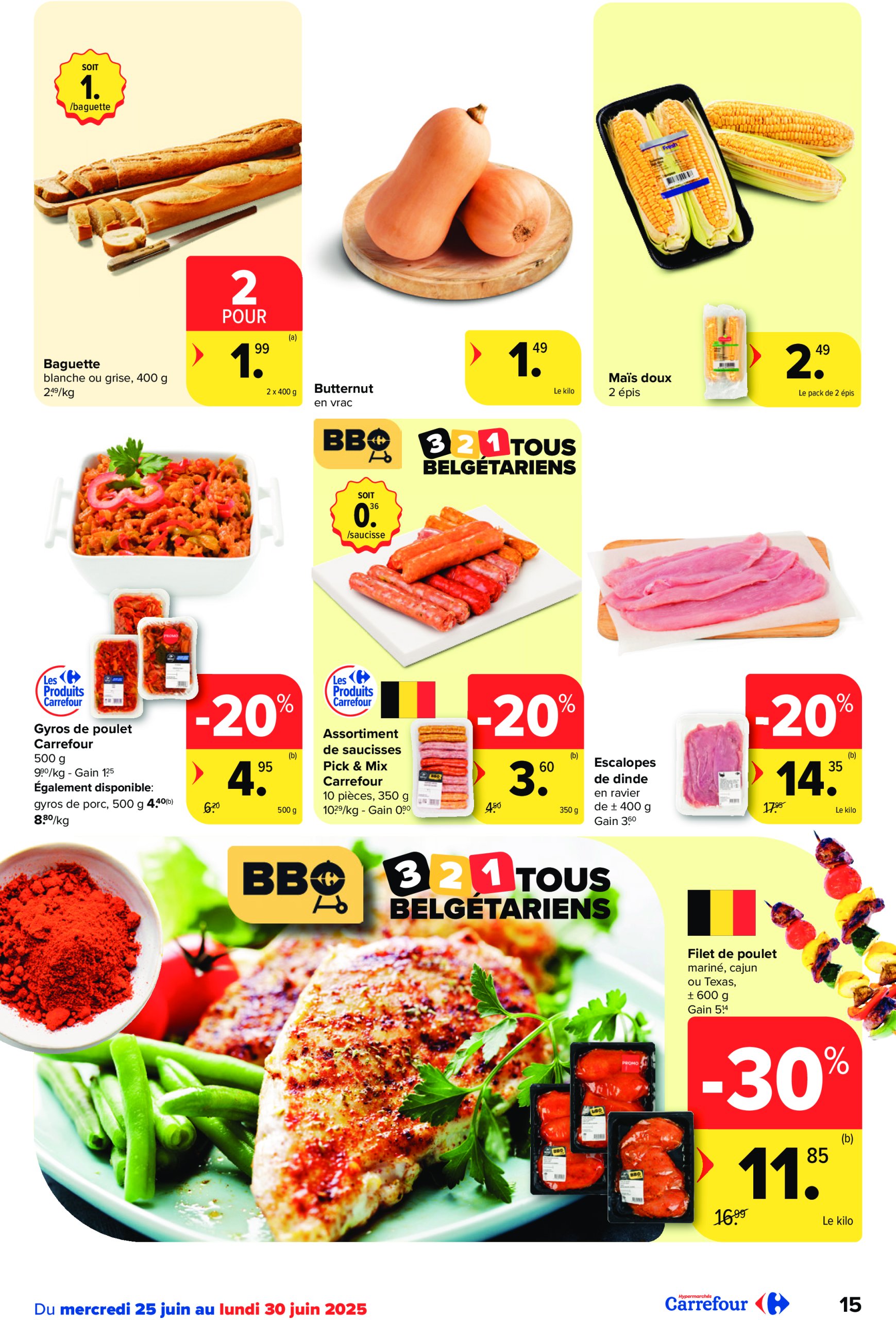 carrefour - Carrefour Hypermarchés folder geldig vanaf 25/06 - 07/07 - page: 15 carrefour - Carrefour Hypermarchés folder geldig vanaf 25/06 - 07/07 - page: 15