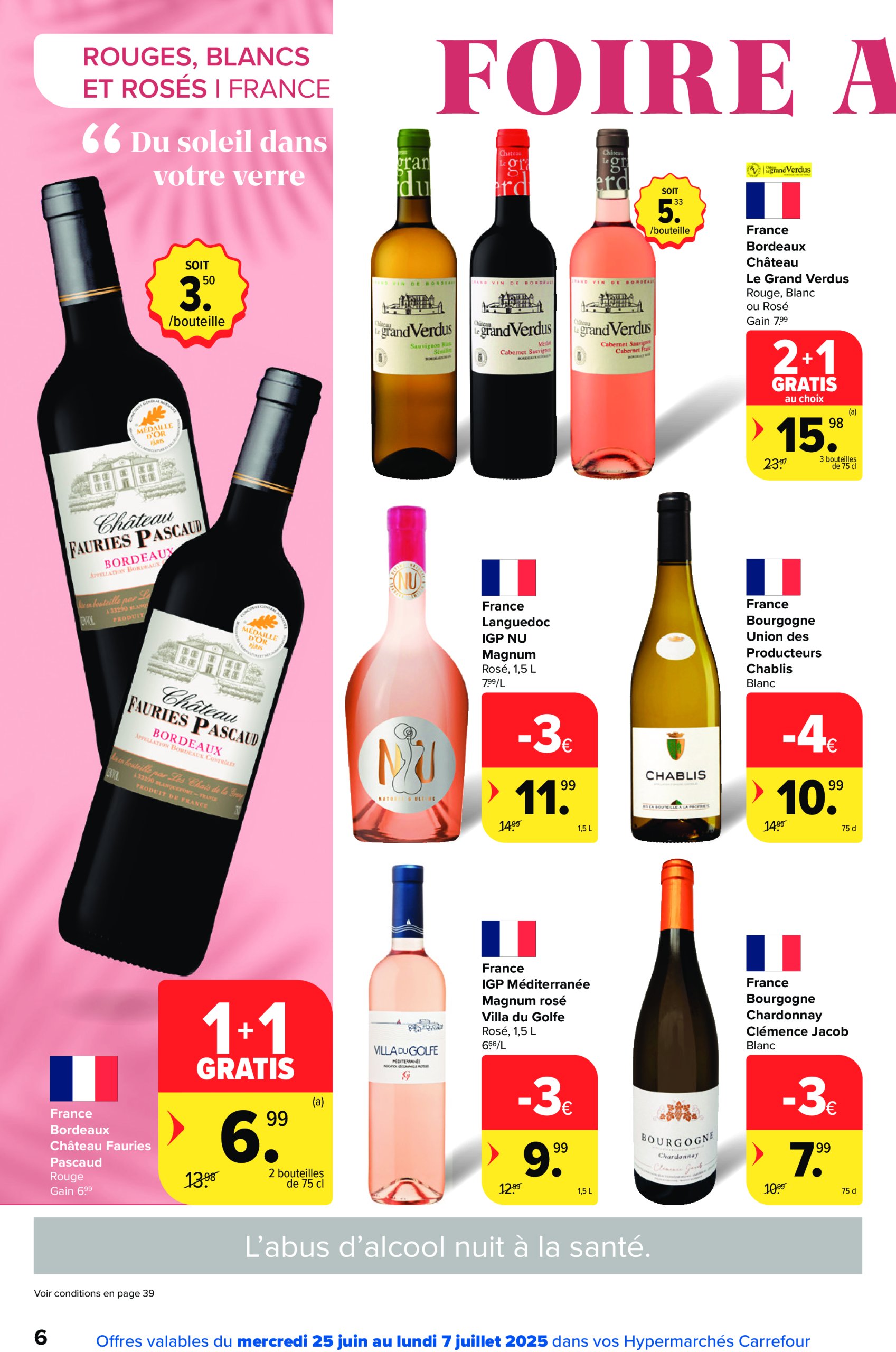 carrefour - Carrefour Hypermarchés folder geldig vanaf 25/06 - 07/07 - page: 6 carrefour - Carrefour Hypermarchés folder geldig vanaf 25/06 - 07/07 - page: 6