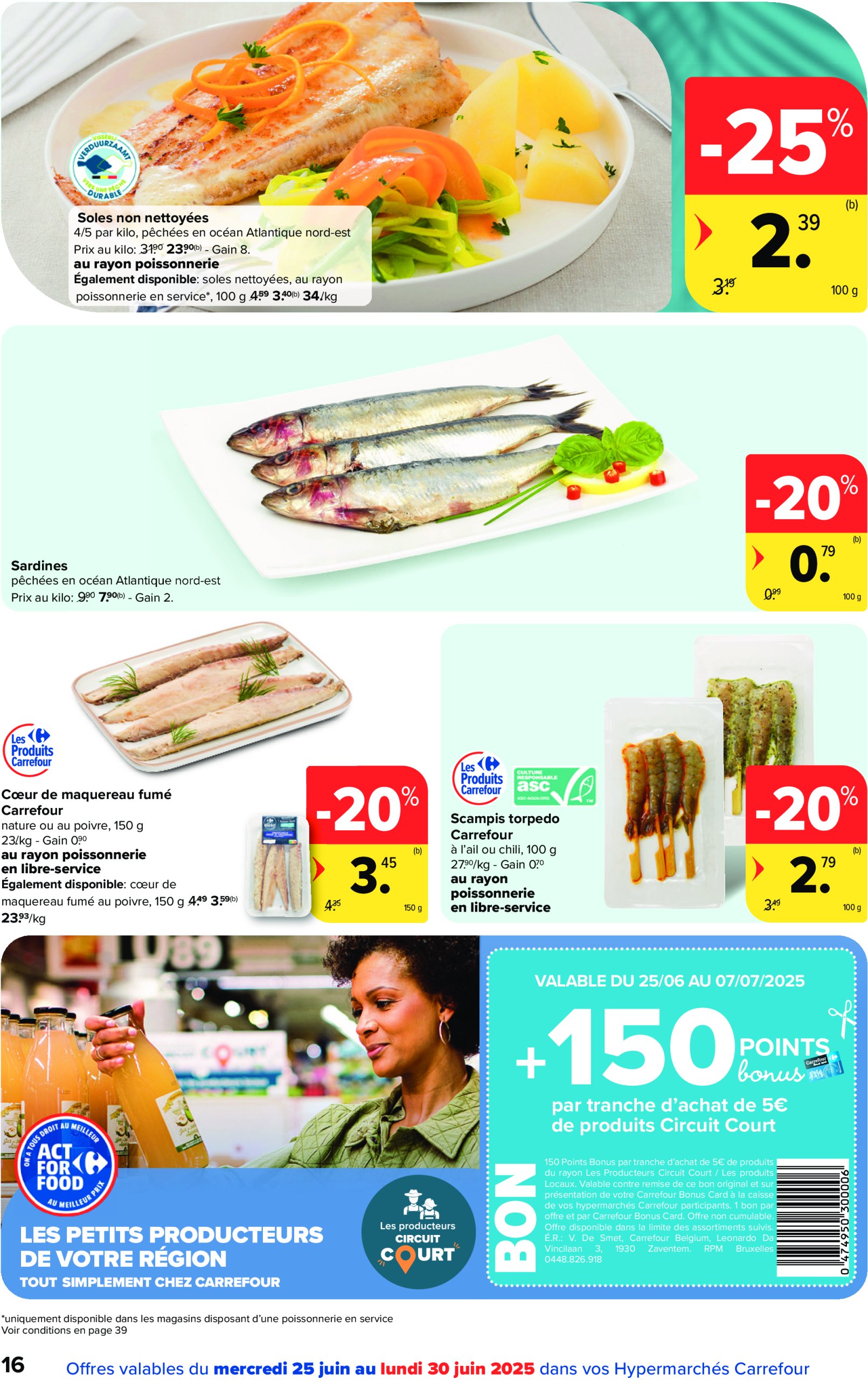 carrefour - Carrefour Hypermarchés folder geldig vanaf 25/06 - 07/07 - page: 16 carrefour - Carrefour Hypermarchés folder geldig vanaf 25/06 - 07/07 - page: 16