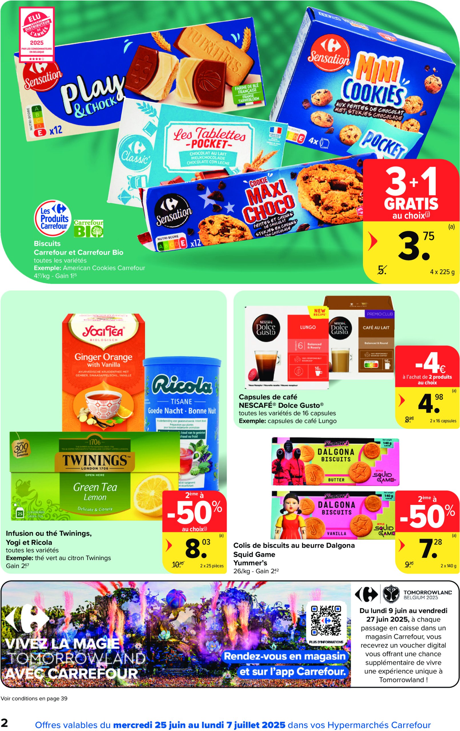 carrefour - Carrefour Hypermarchés folder geldig vanaf 25/06 - 07/07 - page: 2 carrefour - Carrefour Hypermarchés folder geldig vanaf 25/06 - 07/07 - page: 2