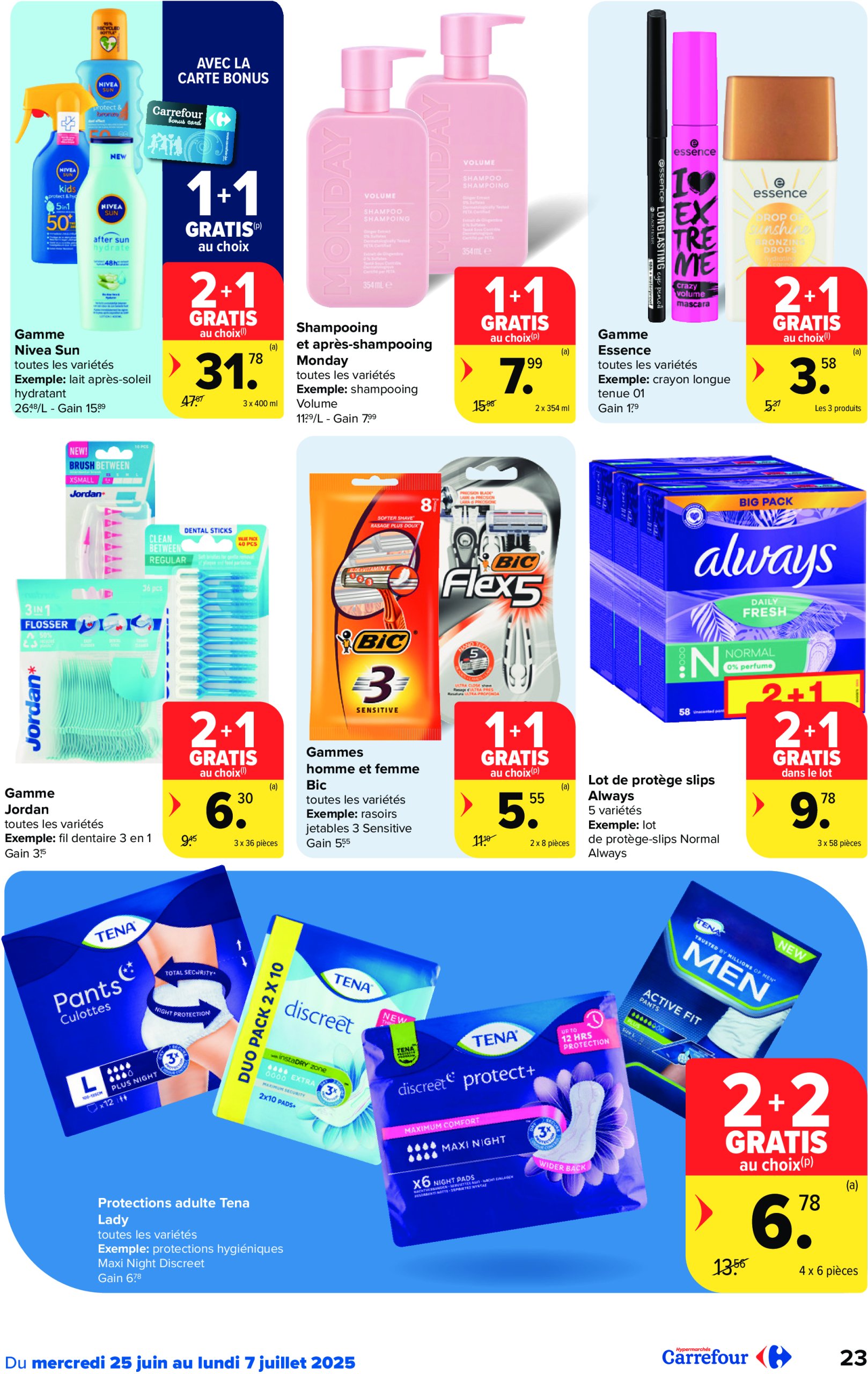 carrefour - Carrefour Hypermarchés folder geldig vanaf 25/06 - 07/07 - page: 23 carrefour - Carrefour Hypermarchés folder geldig vanaf 25/06 - 07/07 - page: 23