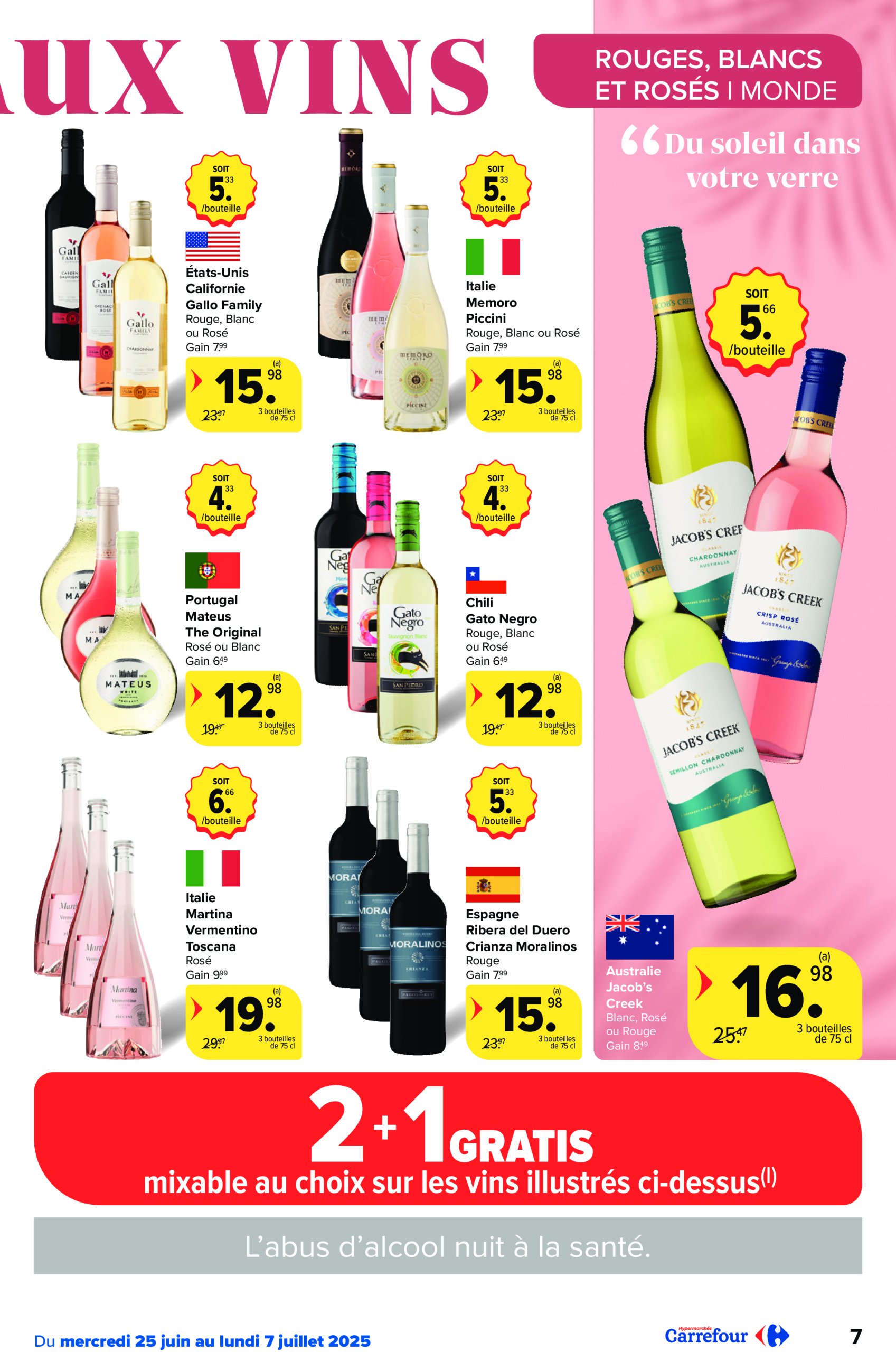 carrefour - Carrefour Hypermarchés folder geldig vanaf 25/06 - 07/07 - page: 7 carrefour - Carrefour Hypermarchés folder geldig vanaf 25/06 - 07/07 - page: 7
