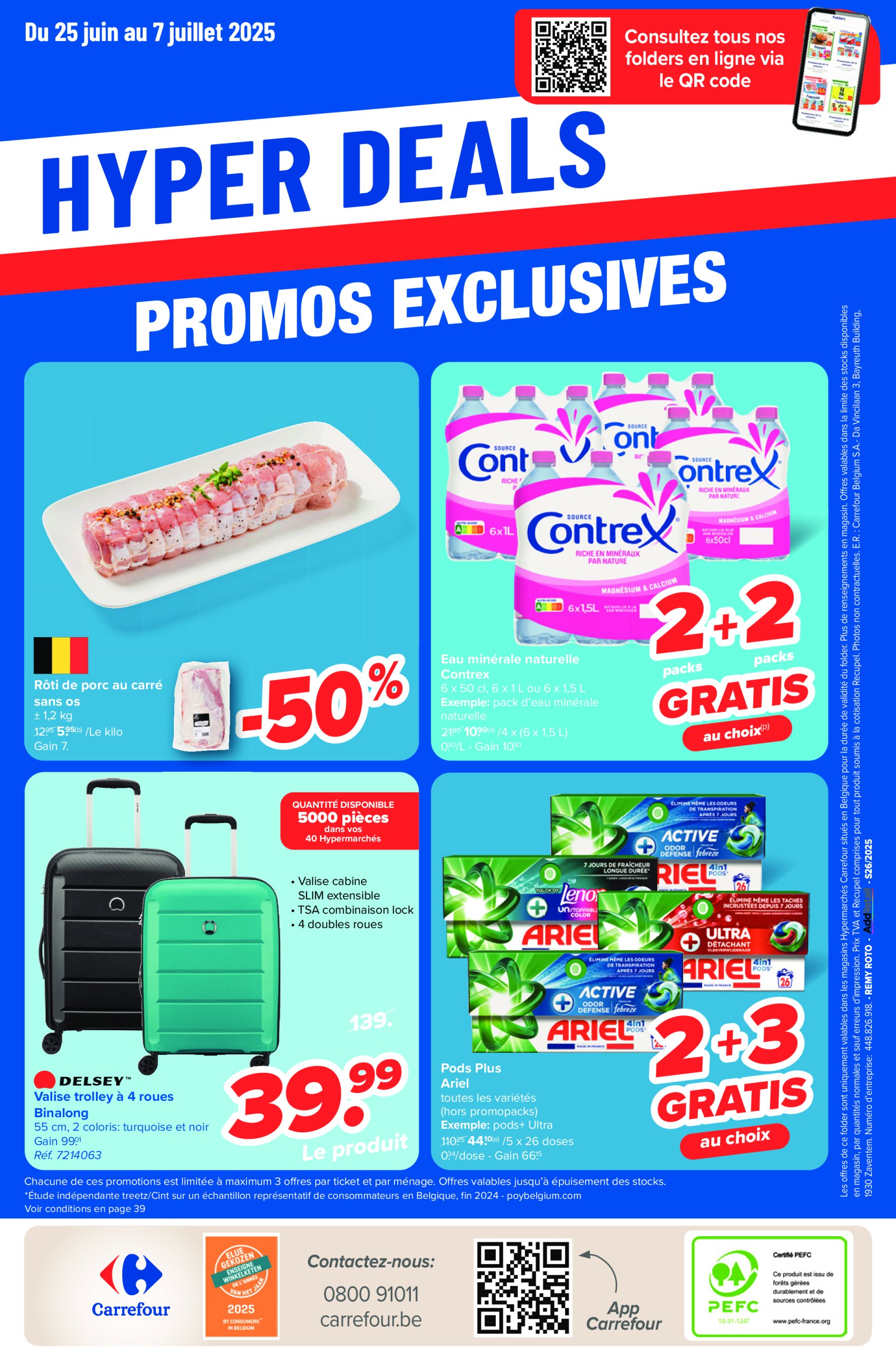 carrefour - Carrefour Hypermarchés folder geldig vanaf 25/06 - 07/07 - page: 40 carrefour - Carrefour Hypermarchés folder geldig vanaf 25/06 - 07/07 - page: 40