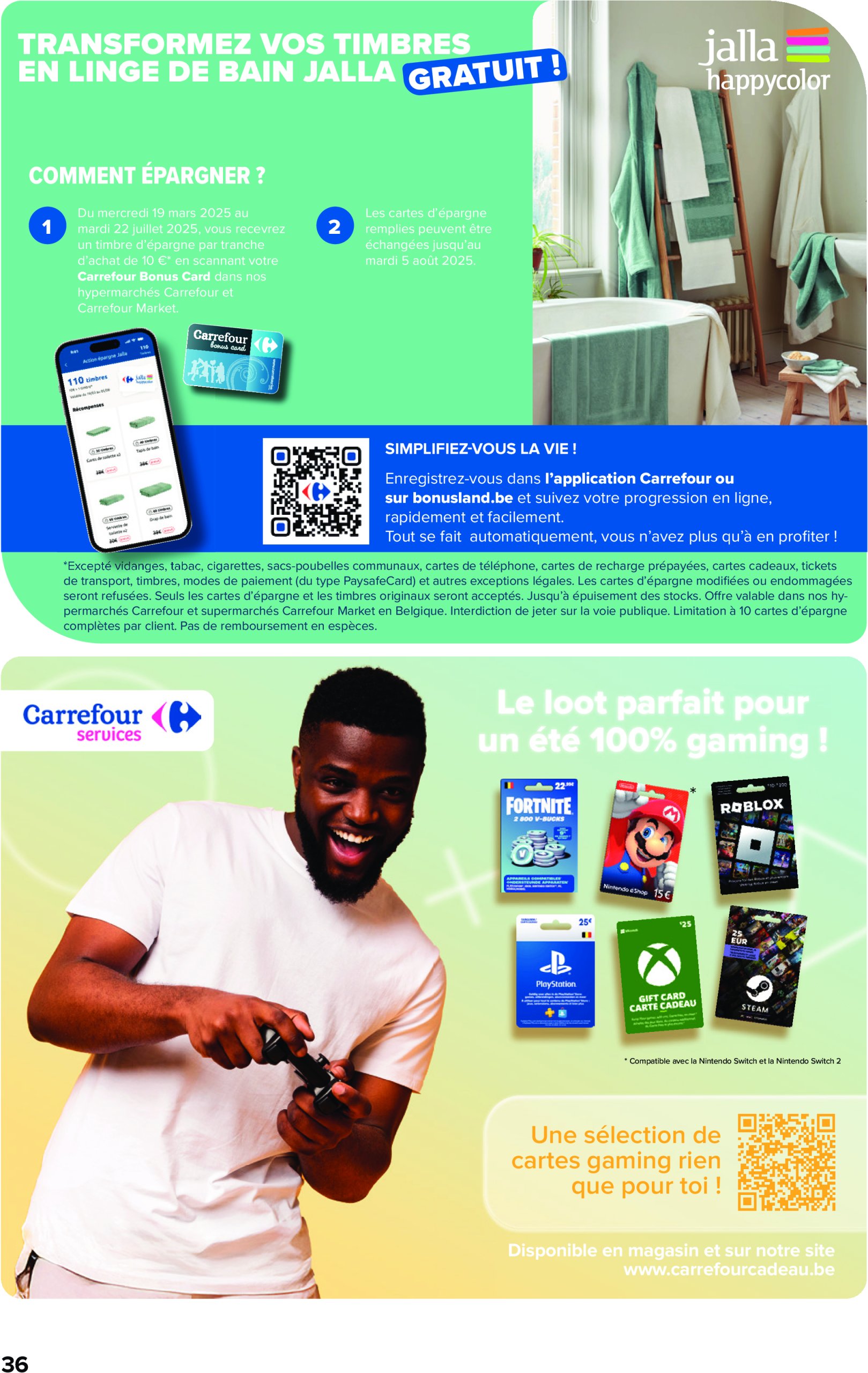 carrefour - Carrefour Hypermarchés folder geldig vanaf 25/06 - 07/07 - page: 36 carrefour - Carrefour Hypermarchés folder geldig vanaf 25/06 - 07/07 - page: 36