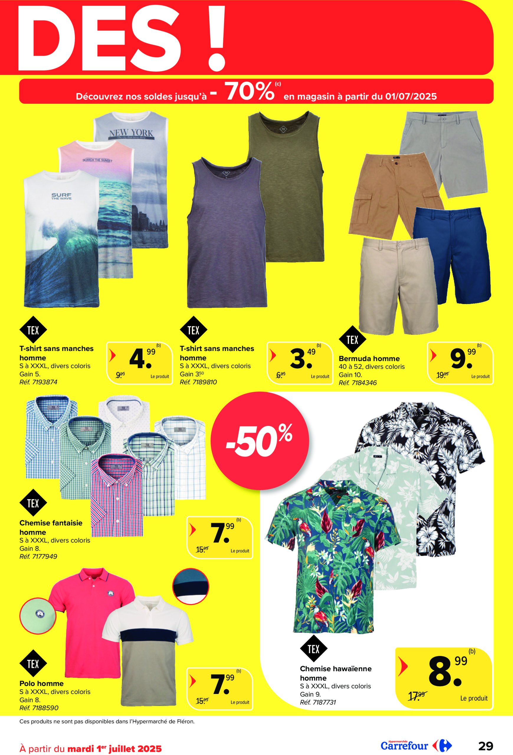 carrefour - Carrefour Hypermarchés folder geldig vanaf 25/06 - 07/07 - page: 29 carrefour - Carrefour Hypermarchés folder geldig vanaf 25/06 - 07/07 - page: 29