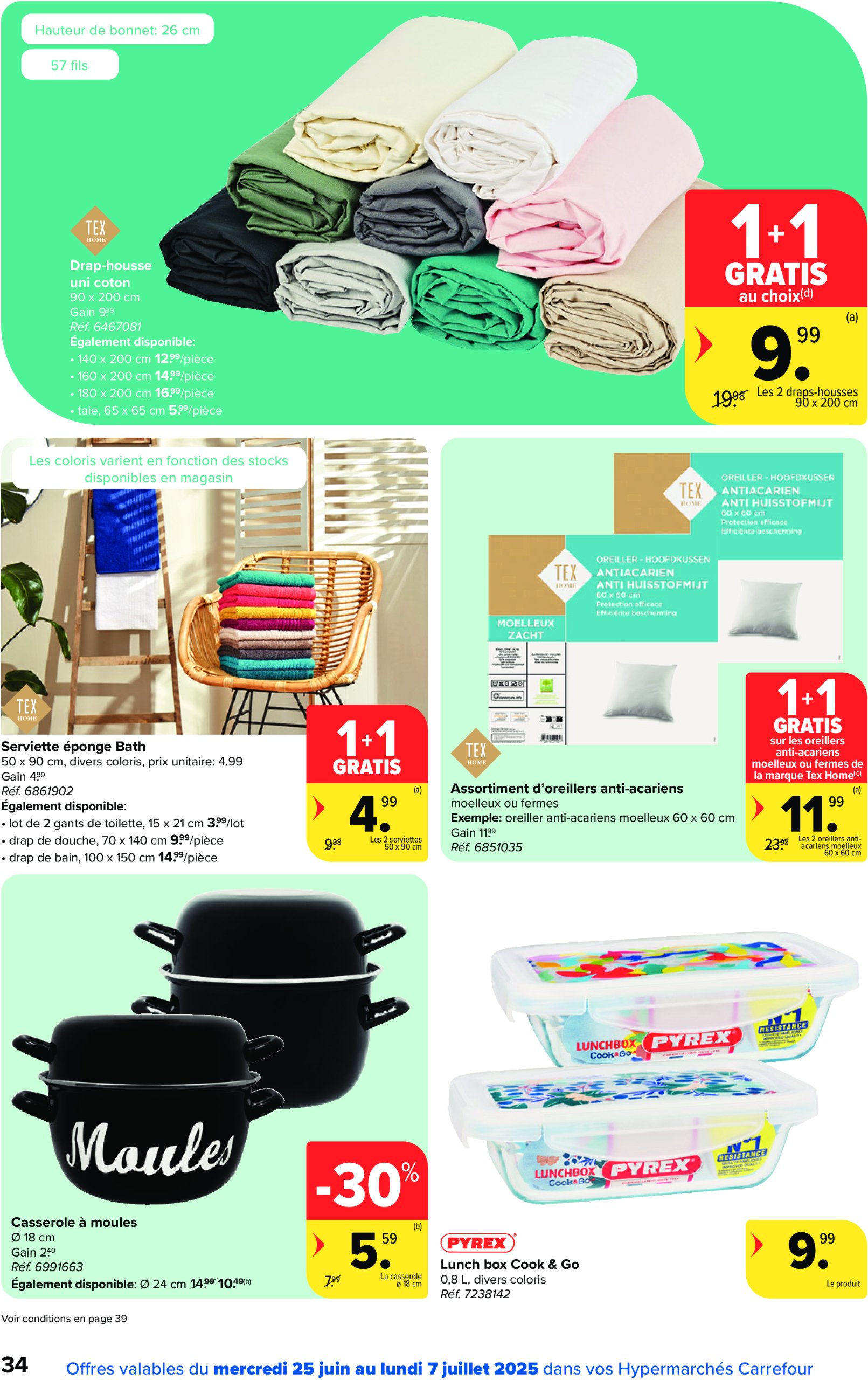 carrefour - Carrefour Hypermarchés folder geldig vanaf 25/06 - 07/07 - page: 34 carrefour - Carrefour Hypermarchés folder geldig vanaf 25/06 - 07/07 - page: 34