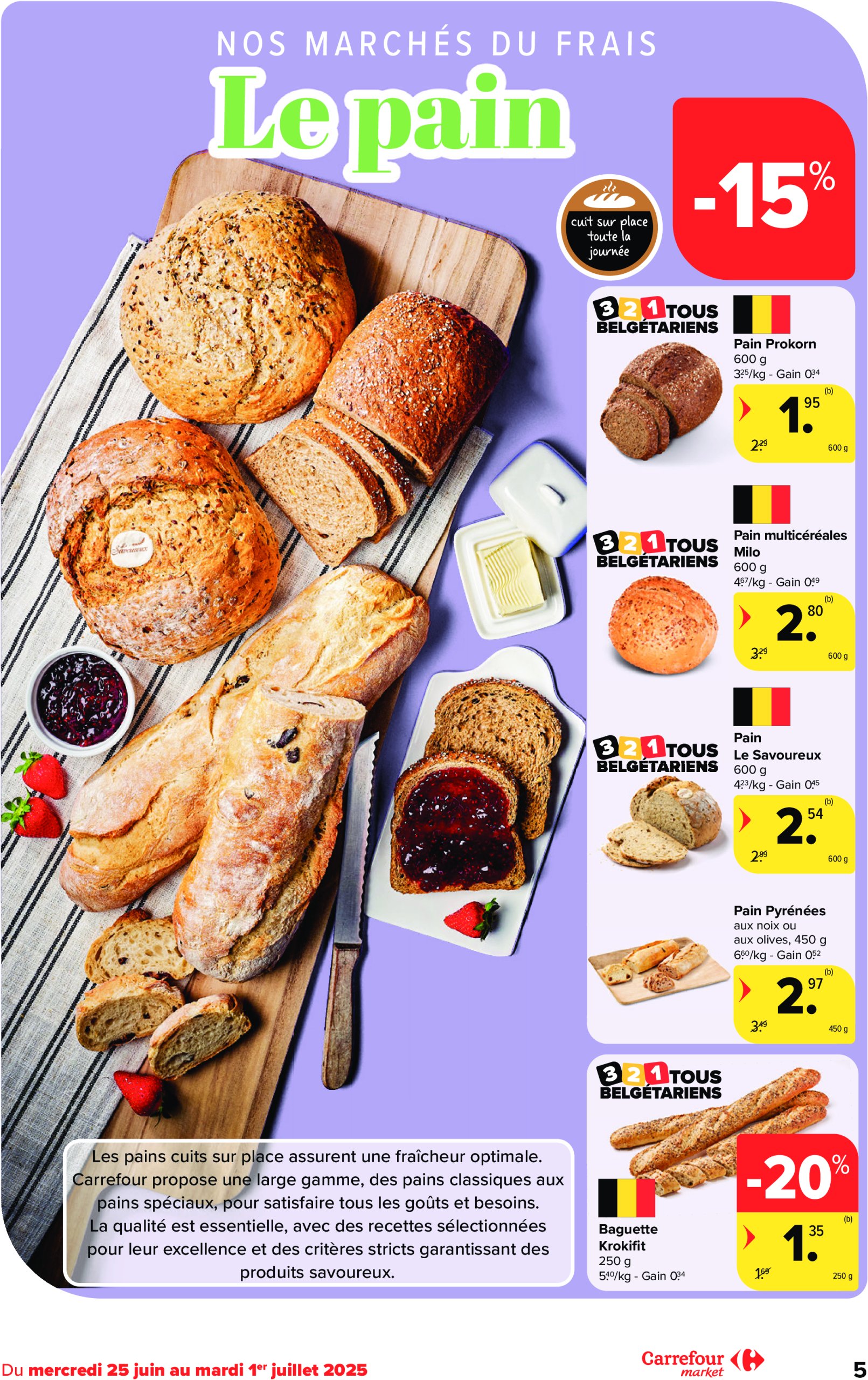 carrefour - Carrefour Market folder geldig vanaf 25/06 - 08/07 - page: 5
