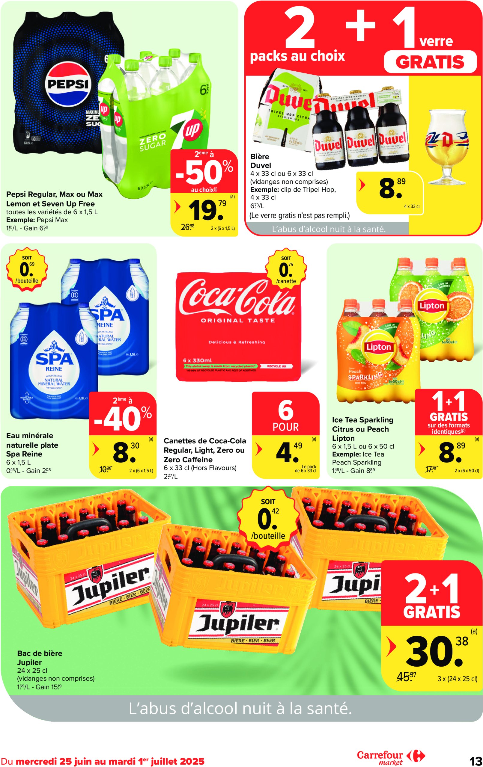 carrefour - Carrefour Market folder geldig vanaf 25/06 - 08/07 - page: 13