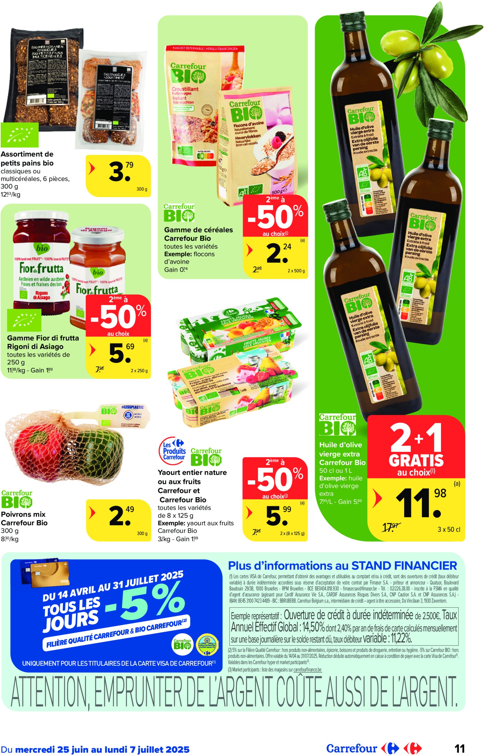 carrefour - Carrefour Hypermarchés - Market Spécial Act For Food folder geldig vanaf 25/06 - 07/07 - page: 11