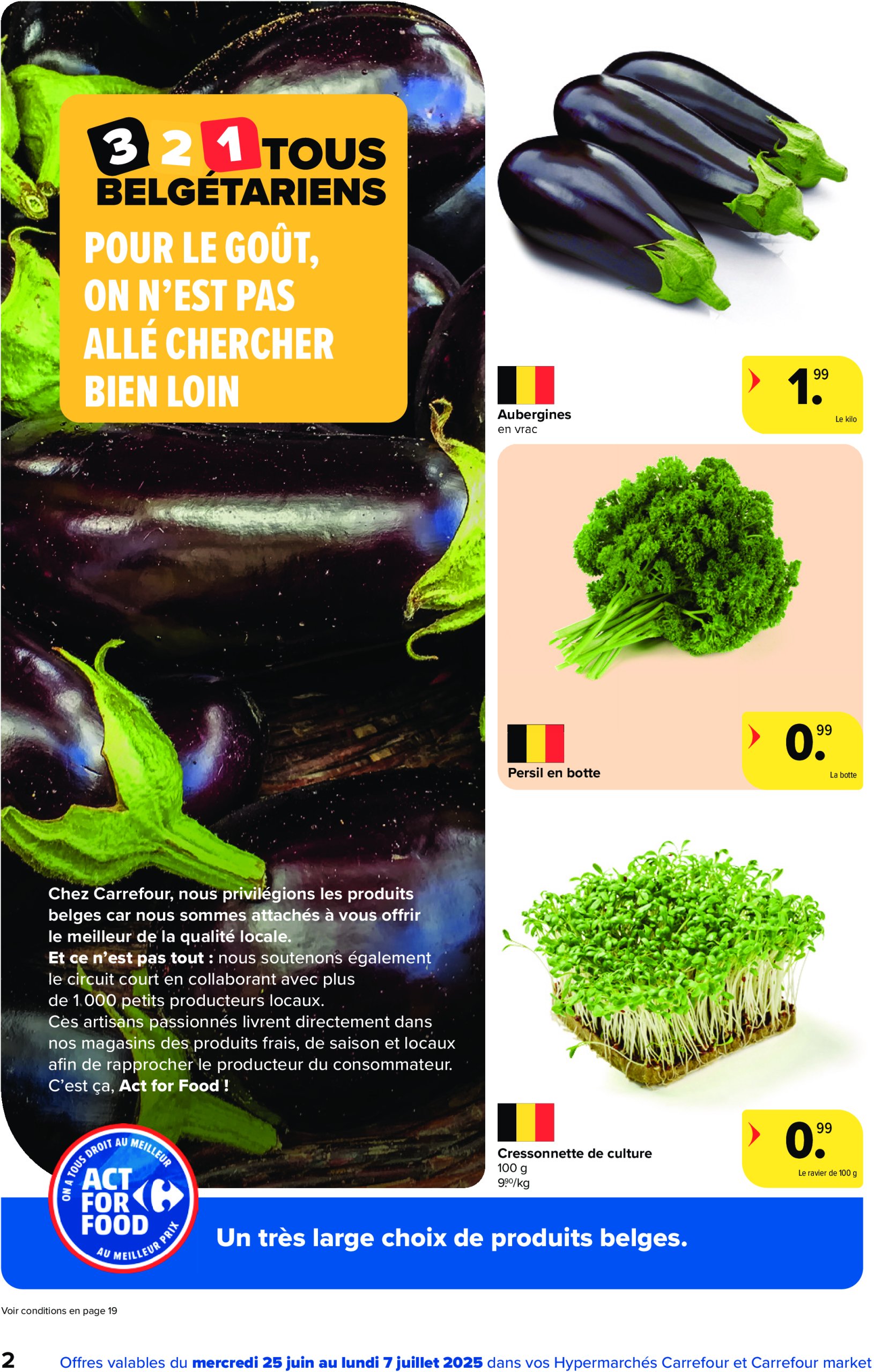 carrefour - Carrefour Hypermarchés - Market Spécial Act For Food folder geldig vanaf 25/06 - 07/07 - page: 2