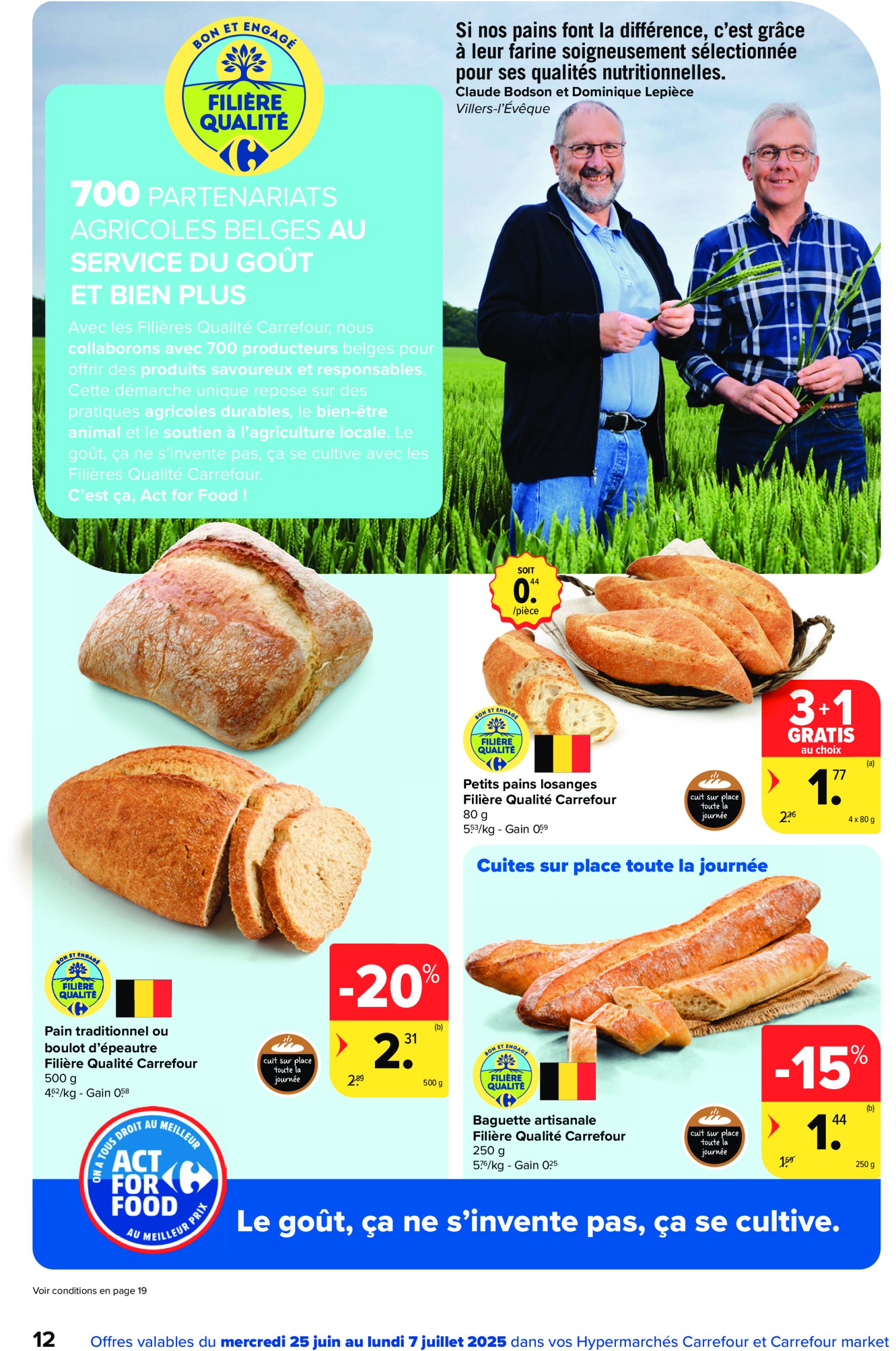 carrefour - Carrefour Hypermarchés - Market Spécial Act For Food folder geldig vanaf 25/06 - 07/07 - page: 12