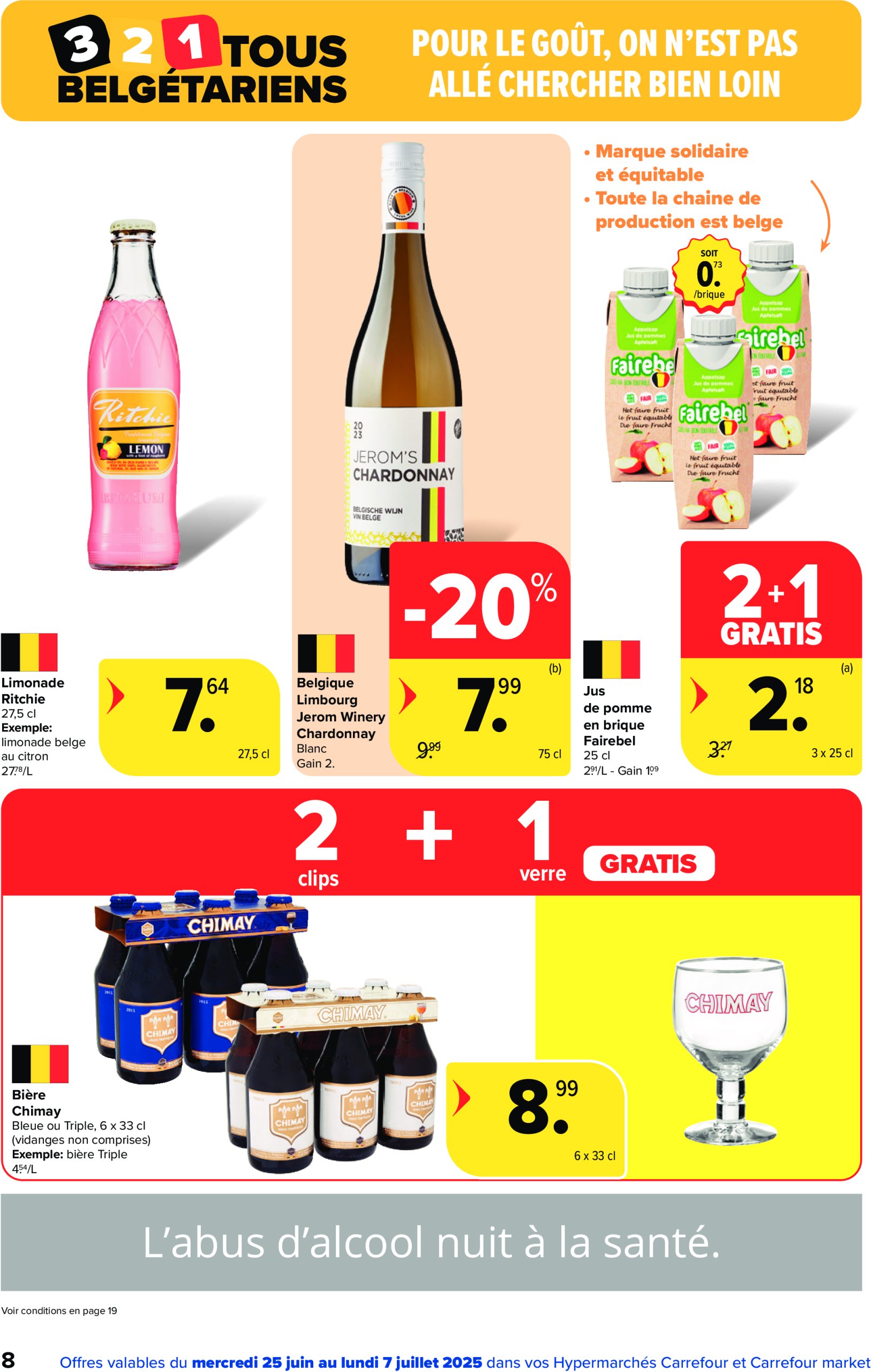 carrefour - Carrefour Hypermarchés - Market Spécial Act For Food folder geldig vanaf 25/06 - 07/07 - page: 8