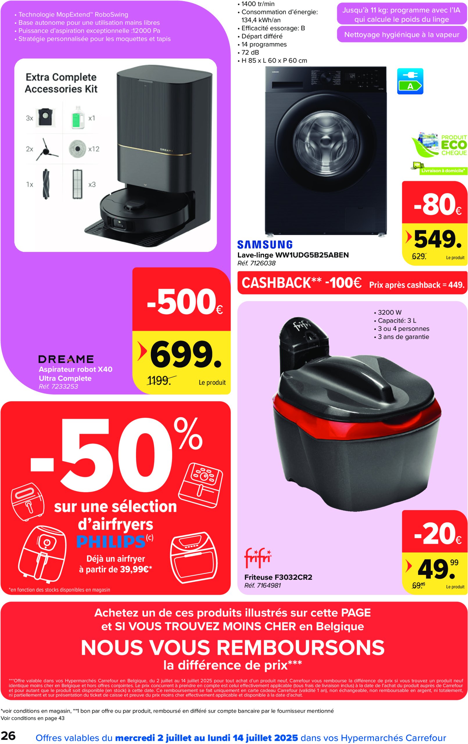 carrefour - Carrefour Hypermarchés folder geldig vanaf 02/07 - 14/07 - page: 26 carrefour - Carrefour Hypermarchés folder geldig vanaf 02/07 - 14/07 - page: 26