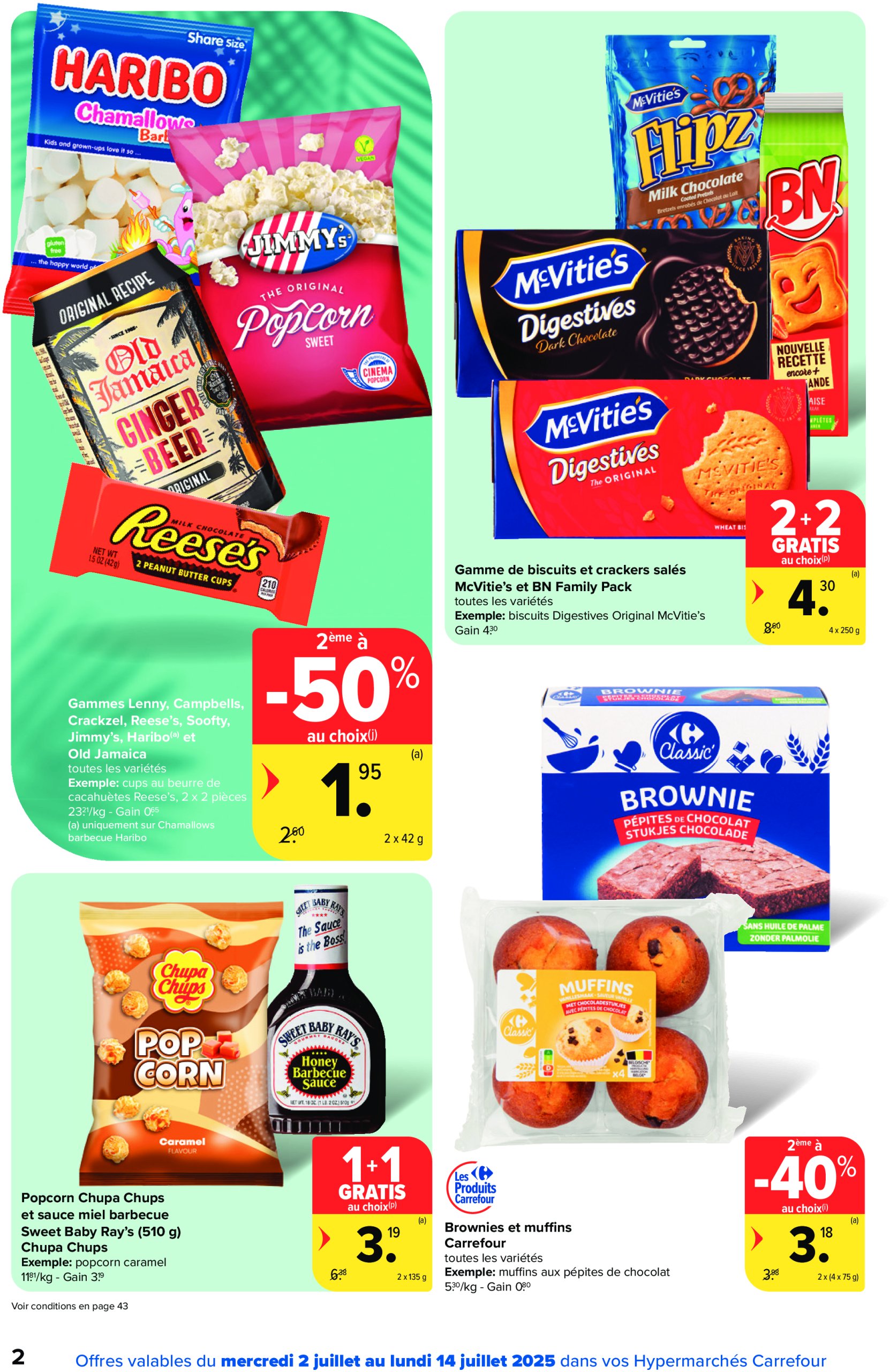 carrefour - Carrefour Hypermarchés folder geldig vanaf 02/07 - 14/07 - page: 2 carrefour - Carrefour Hypermarchés folder geldig vanaf 02/07 - 14/07 - page: 2