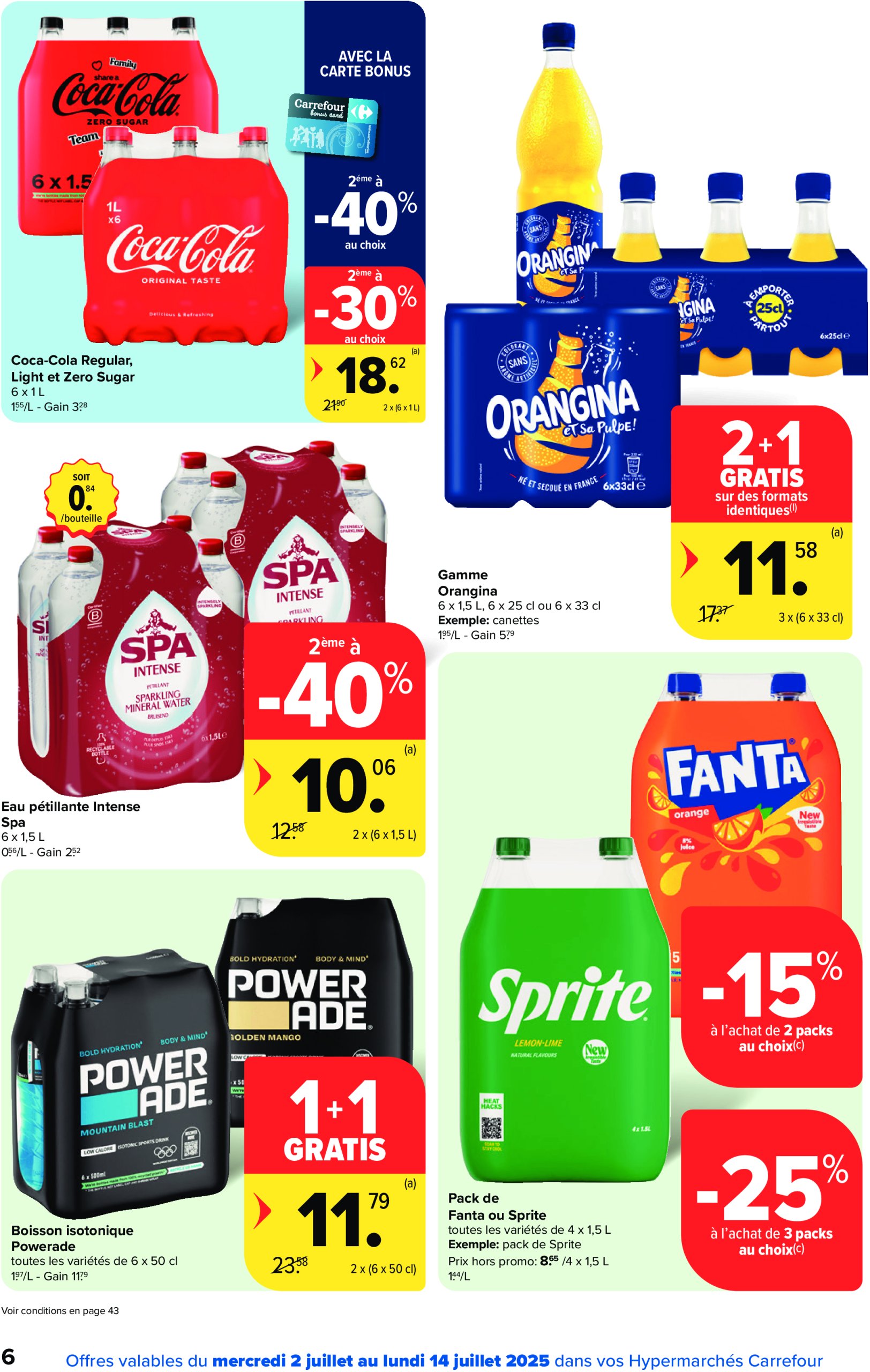 carrefour - Carrefour Hypermarchés folder geldig vanaf 02/07 - 14/07 - page: 6 carrefour - Carrefour Hypermarchés folder geldig vanaf 02/07 - 14/07 - page: 6