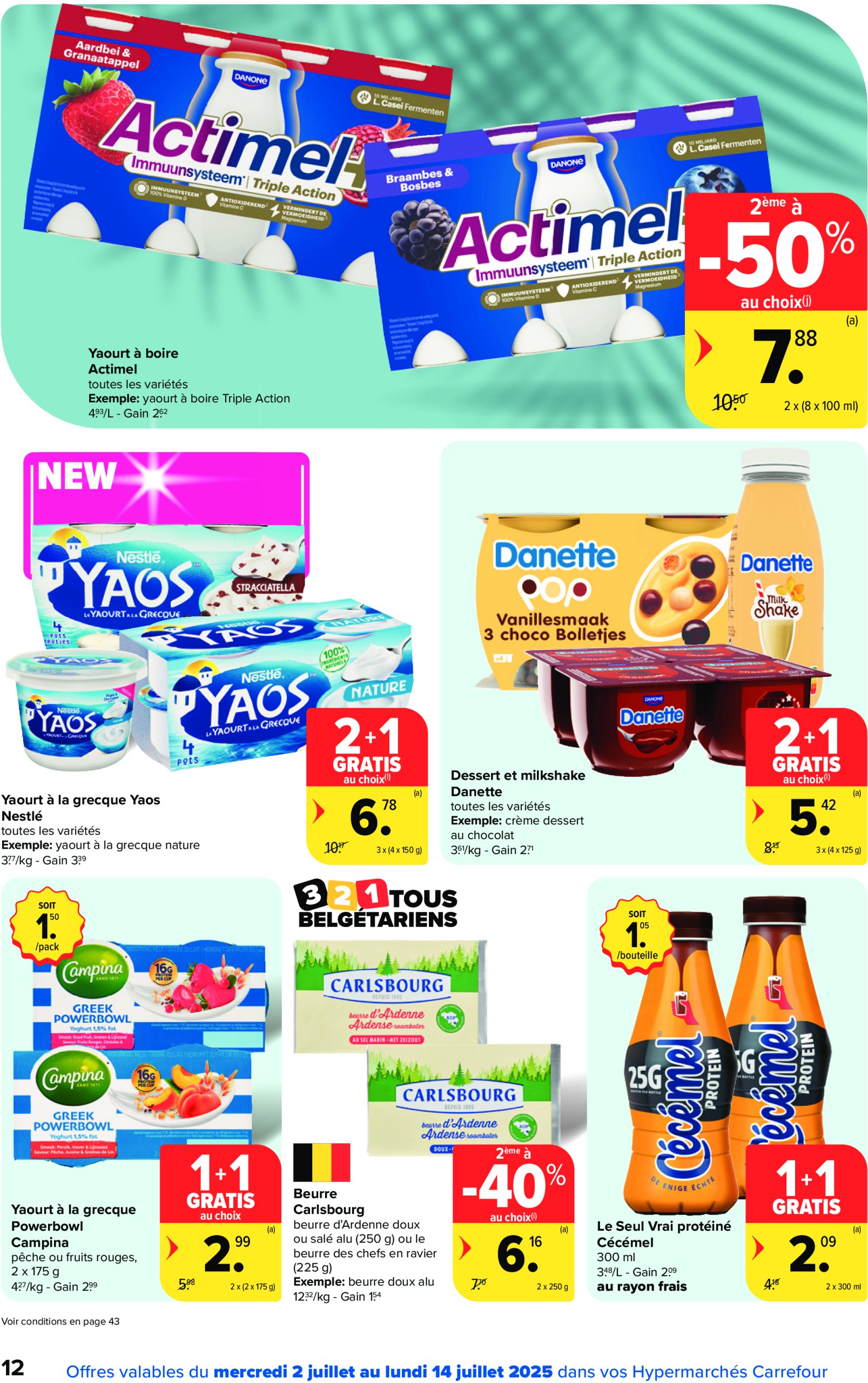 carrefour - Carrefour Hypermarchés folder geldig vanaf 02/07 - 14/07 - page: 12 carrefour - Carrefour Hypermarchés folder geldig vanaf 02/07 - 14/07 - page: 12