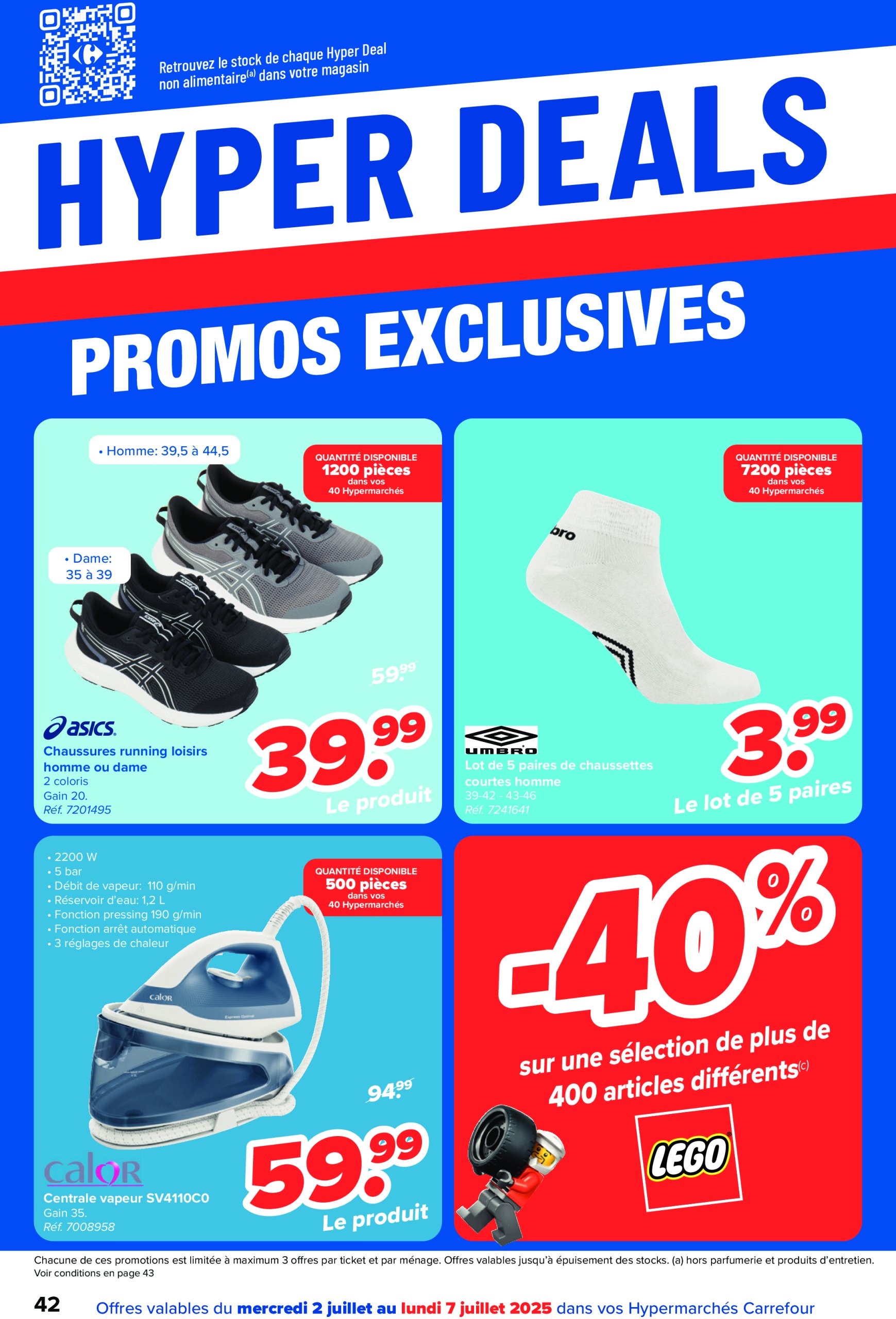carrefour - Carrefour Hypermarchés folder geldig vanaf 02/07 - 14/07 - page: 42 carrefour - Carrefour Hypermarchés folder geldig vanaf 02/07 - 14/07 - page: 42