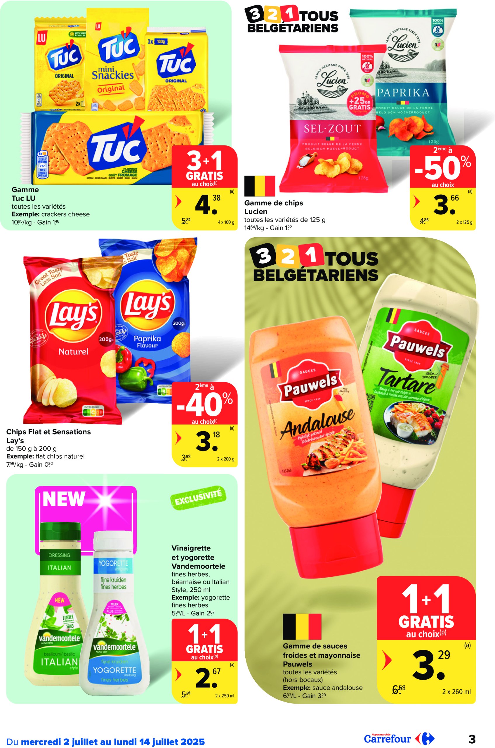 carrefour - Carrefour Hypermarchés folder geldig vanaf 02/07 - 14/07 - page: 3 carrefour - Carrefour Hypermarchés folder geldig vanaf 02/07 - 14/07 - page: 3