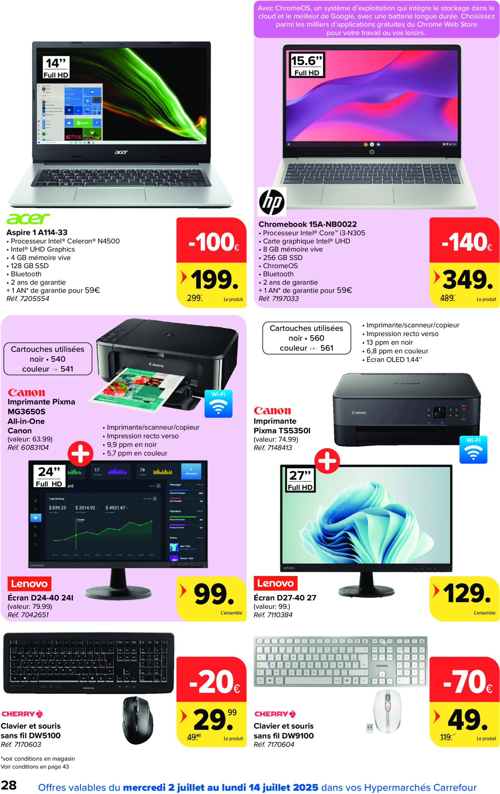 carrefour - Carrefour Hypermarchés folder geldig vanaf 02/07 - 14/07 - page: 28 carrefour - Carrefour Hypermarchés folder geldig vanaf 02/07 - 14/07 - page: 28