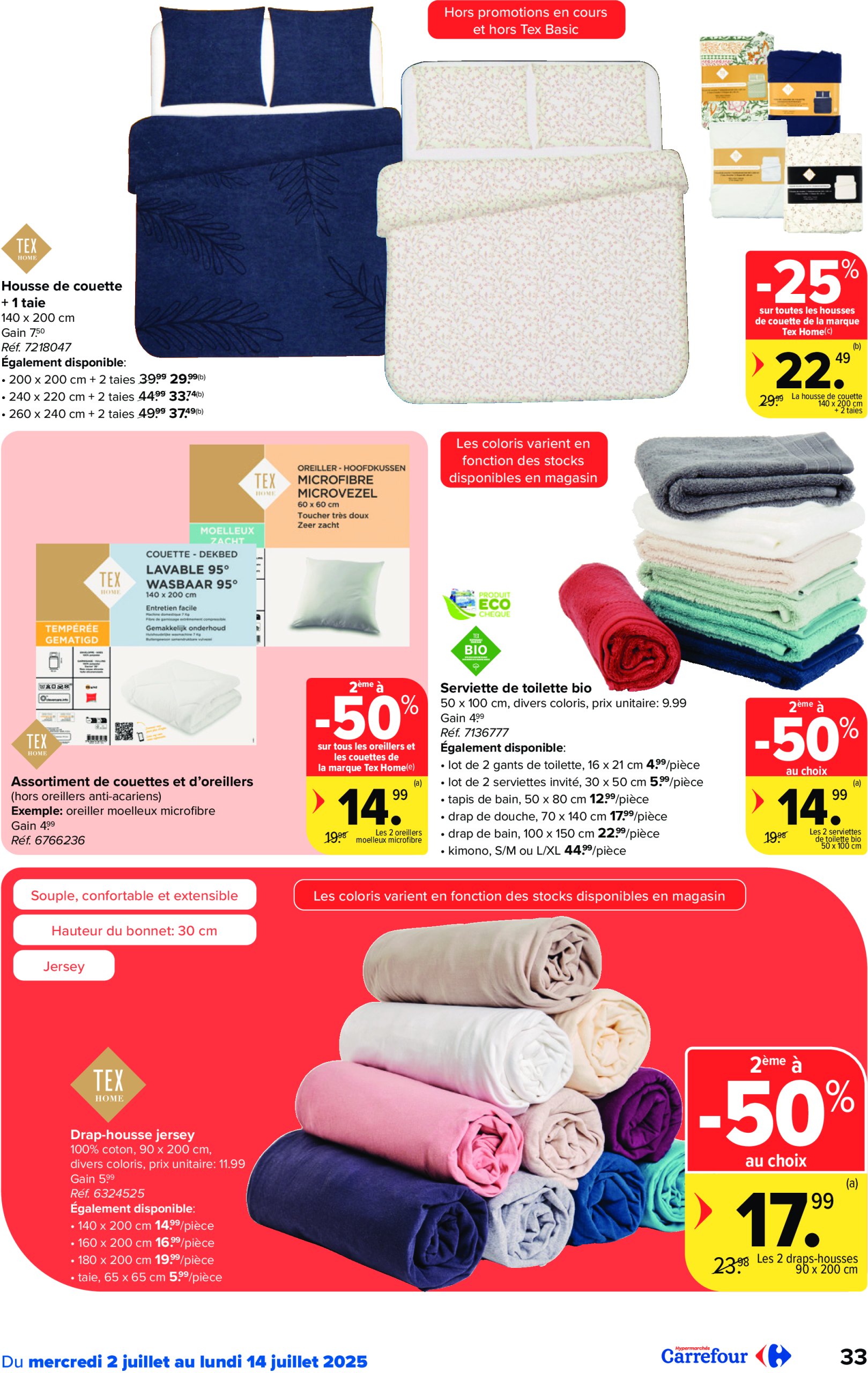 carrefour - Carrefour Hypermarchés folder geldig vanaf 02/07 - 14/07 - page: 33 carrefour - Carrefour Hypermarchés folder geldig vanaf 02/07 - 14/07 - page: 33