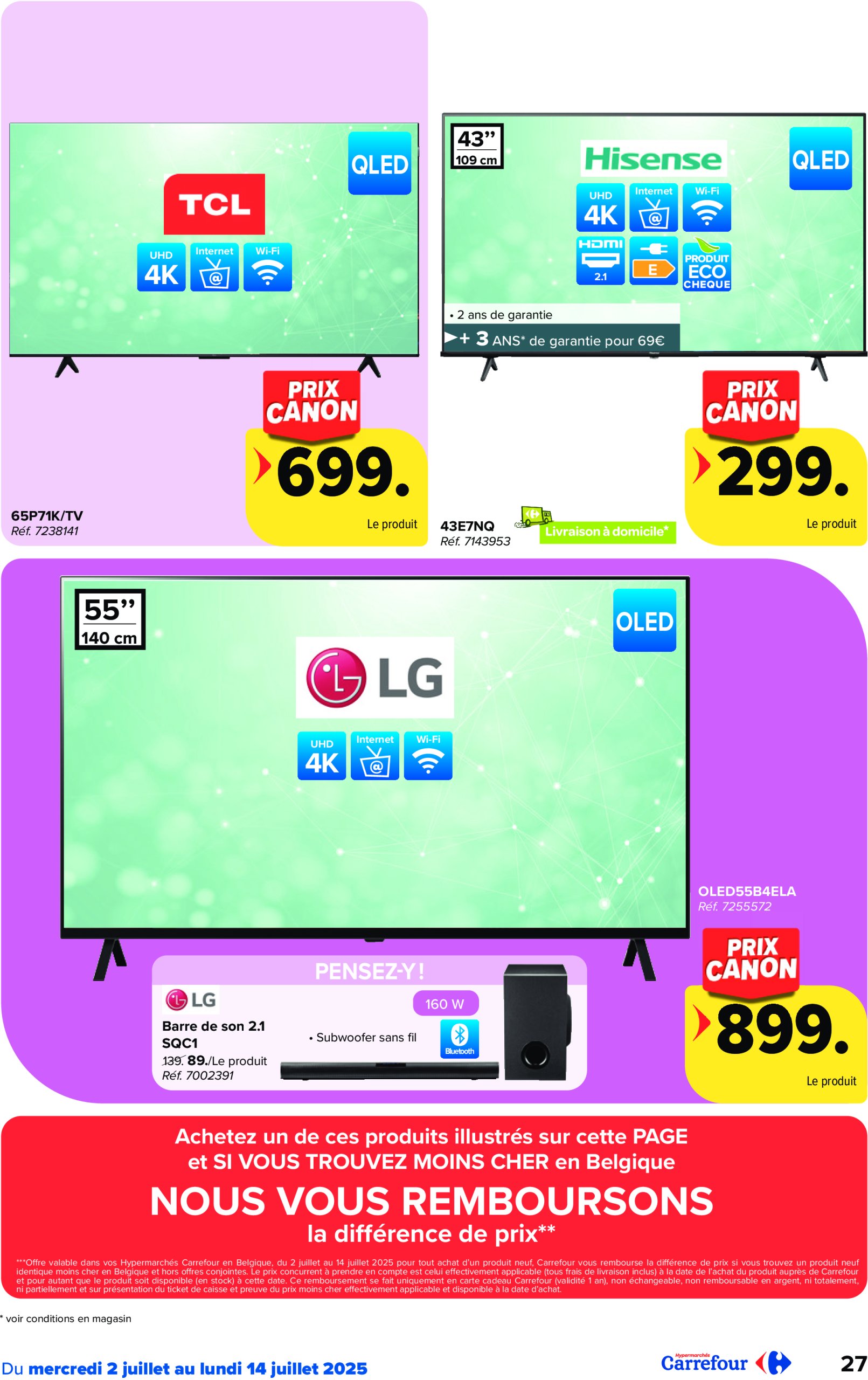 carrefour - Carrefour Hypermarchés folder geldig vanaf 02/07 - 14/07 - page: 27 carrefour - Carrefour Hypermarchés folder geldig vanaf 02/07 - 14/07 - page: 27