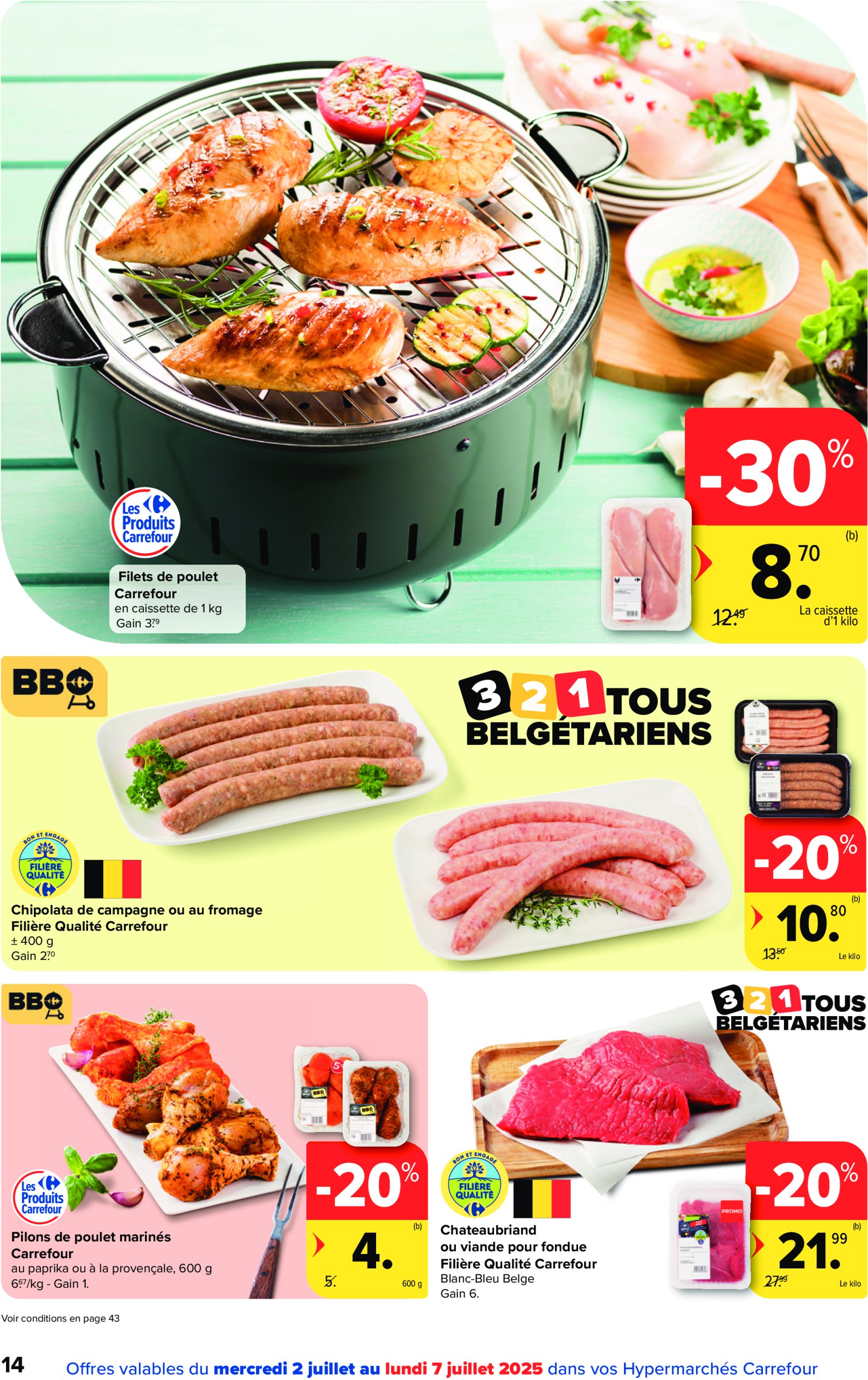 carrefour - Carrefour Hypermarchés folder geldig vanaf 02/07 - 14/07 - page: 14 carrefour - Carrefour Hypermarchés folder geldig vanaf 02/07 - 14/07 - page: 14