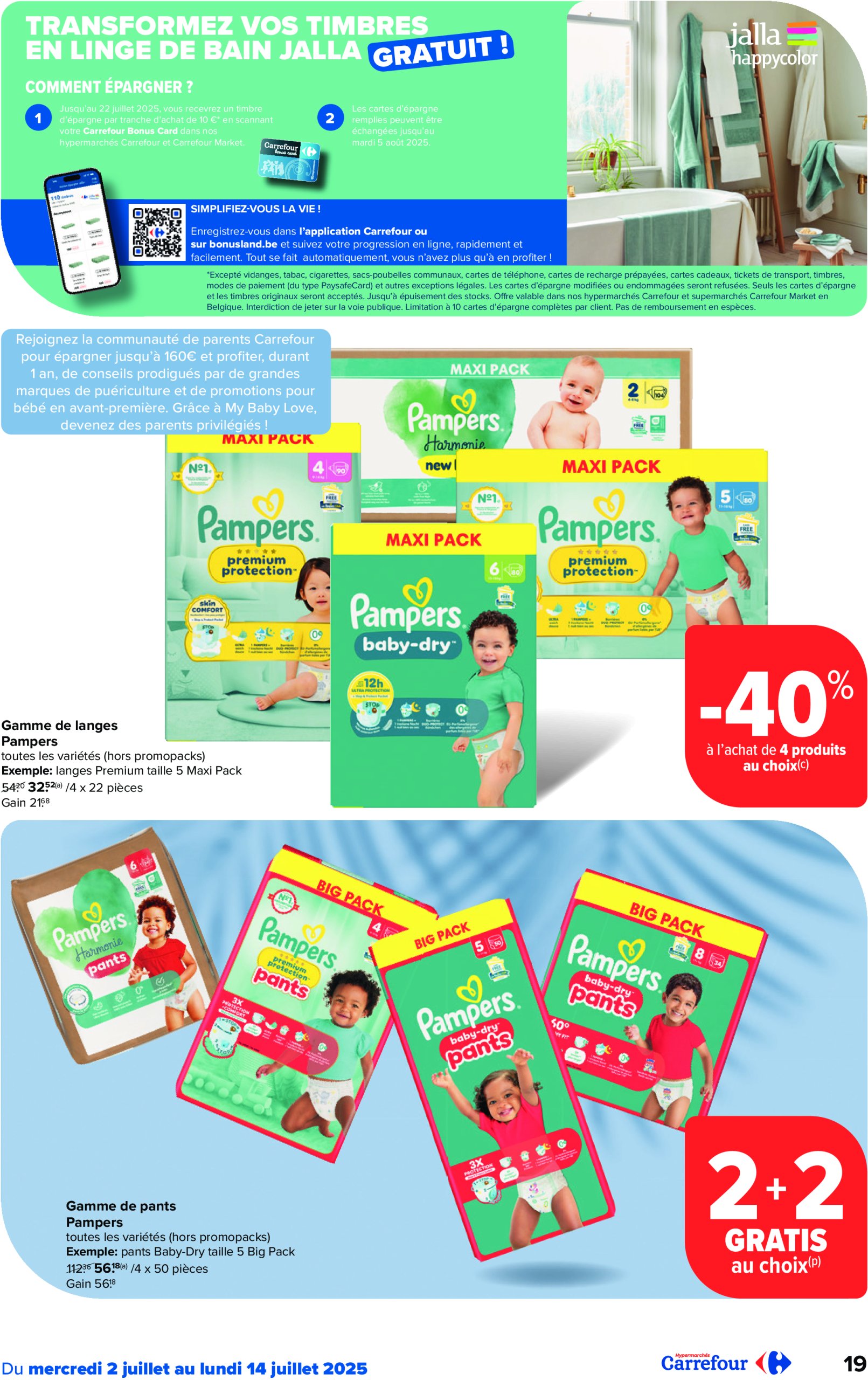 carrefour - Carrefour Hypermarchés folder geldig vanaf 02/07 - 14/07 - page: 19 carrefour - Carrefour Hypermarchés folder geldig vanaf 02/07 - 14/07 - page: 19