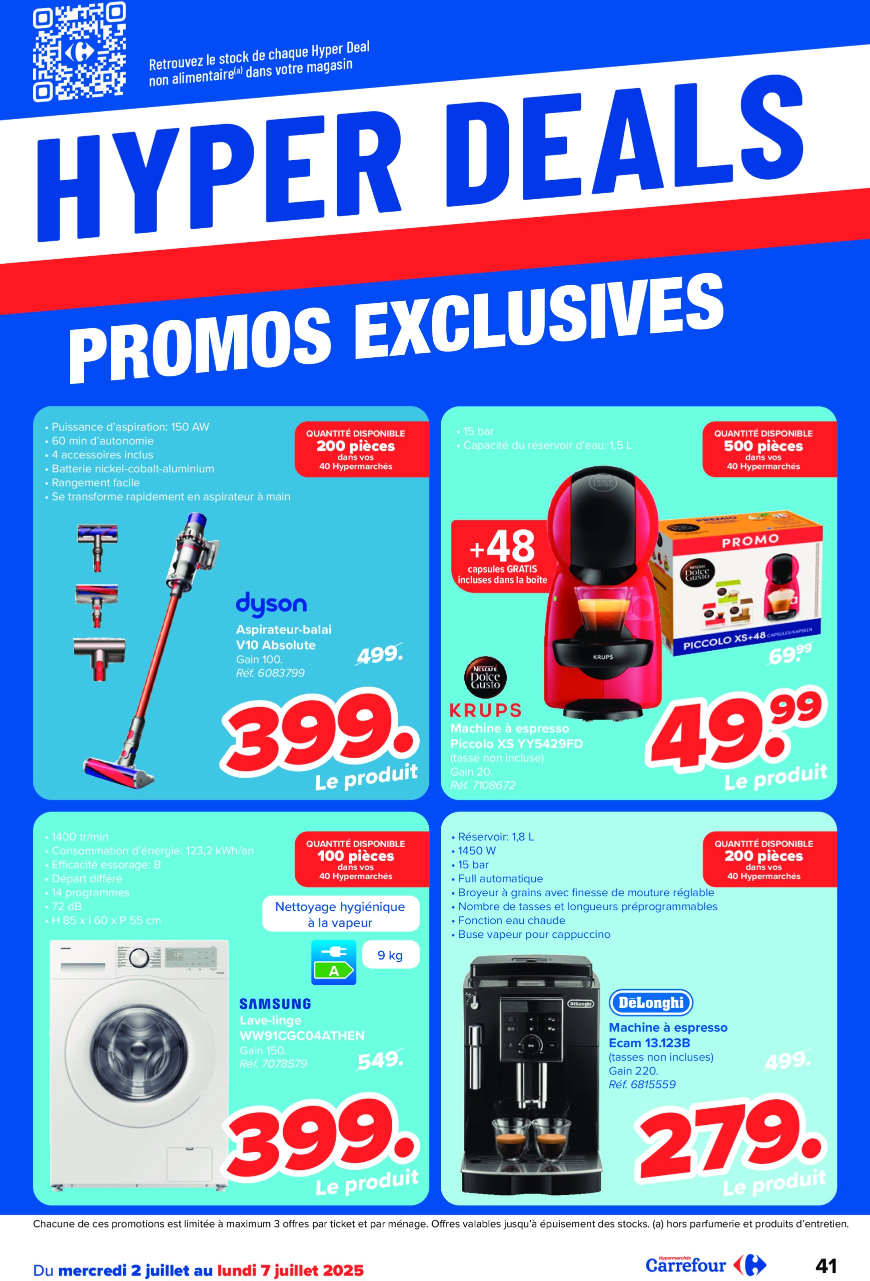 carrefour - Carrefour Hypermarchés folder geldig vanaf 02/07 - 14/07 - page: 41 carrefour - Carrefour Hypermarchés folder geldig vanaf 02/07 - 14/07 - page: 41