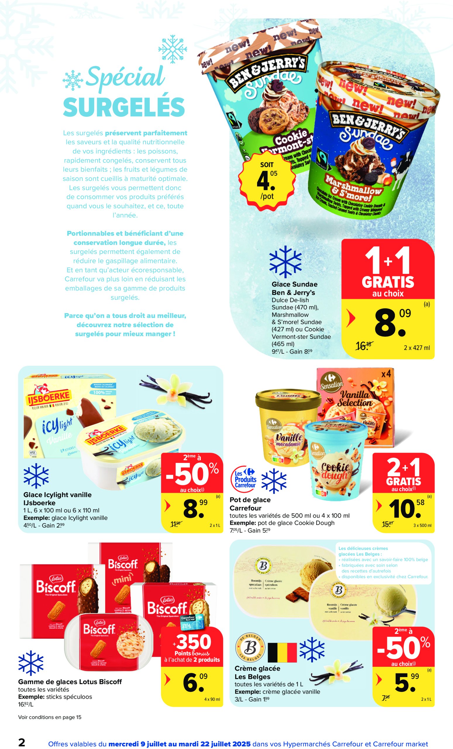 carrefour - Carrefour - Spécial surgelés folder geldig vanaf 09/07 - 22/07 - page: 2