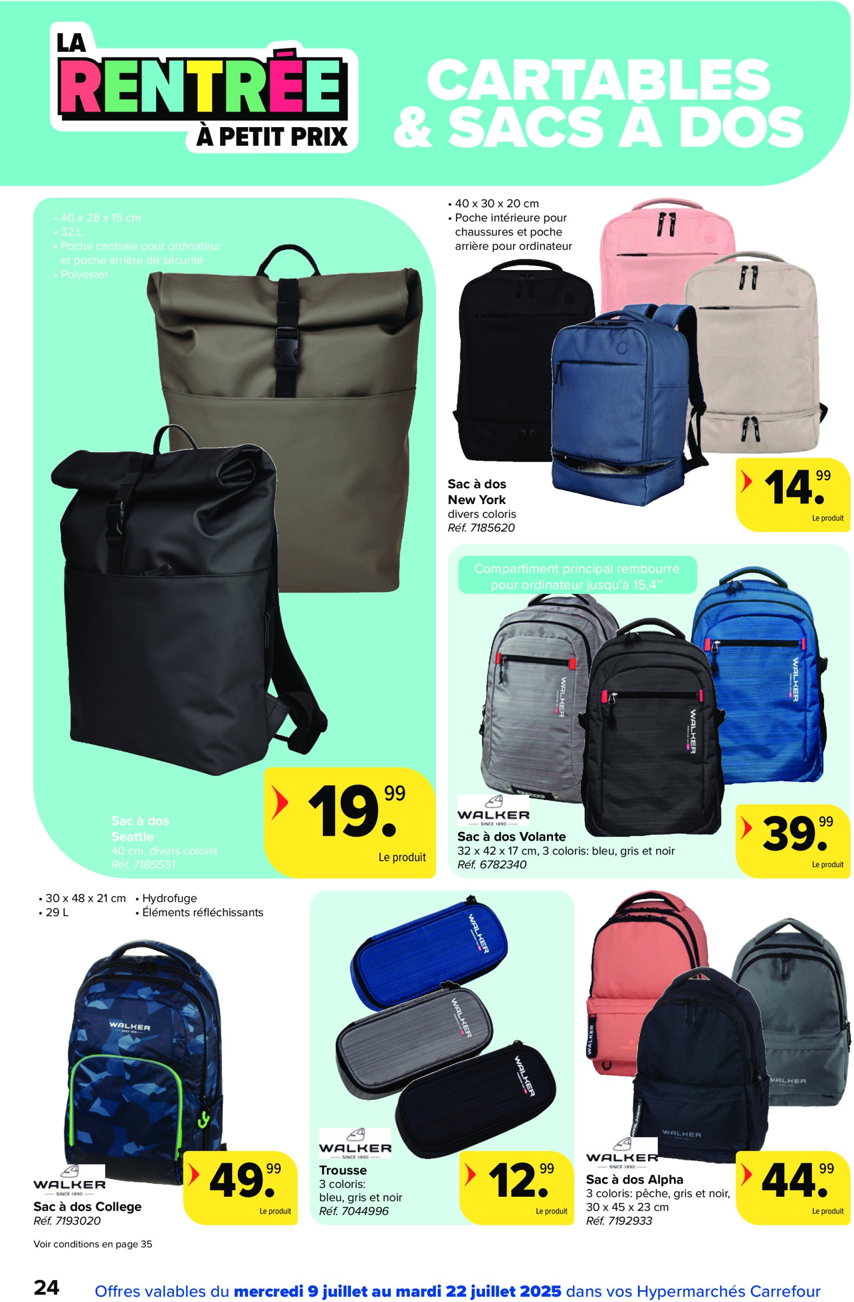 carrefour - Carrefour Hypermarchés folder geldig vanaf 09/07 - 22/07 - page: 24