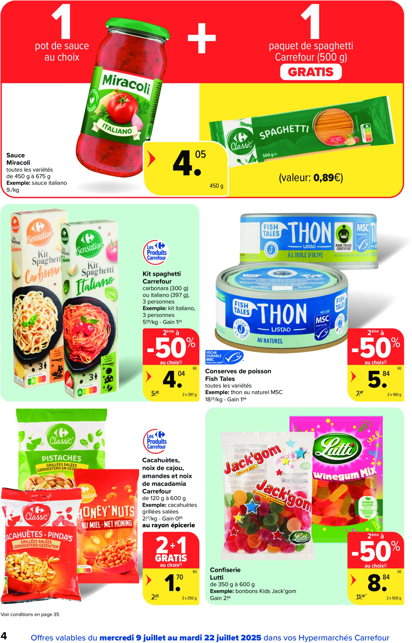 carrefour - Carrefour Hypermarchés folder geldig vanaf 09/07 - 22/07 - page: 4