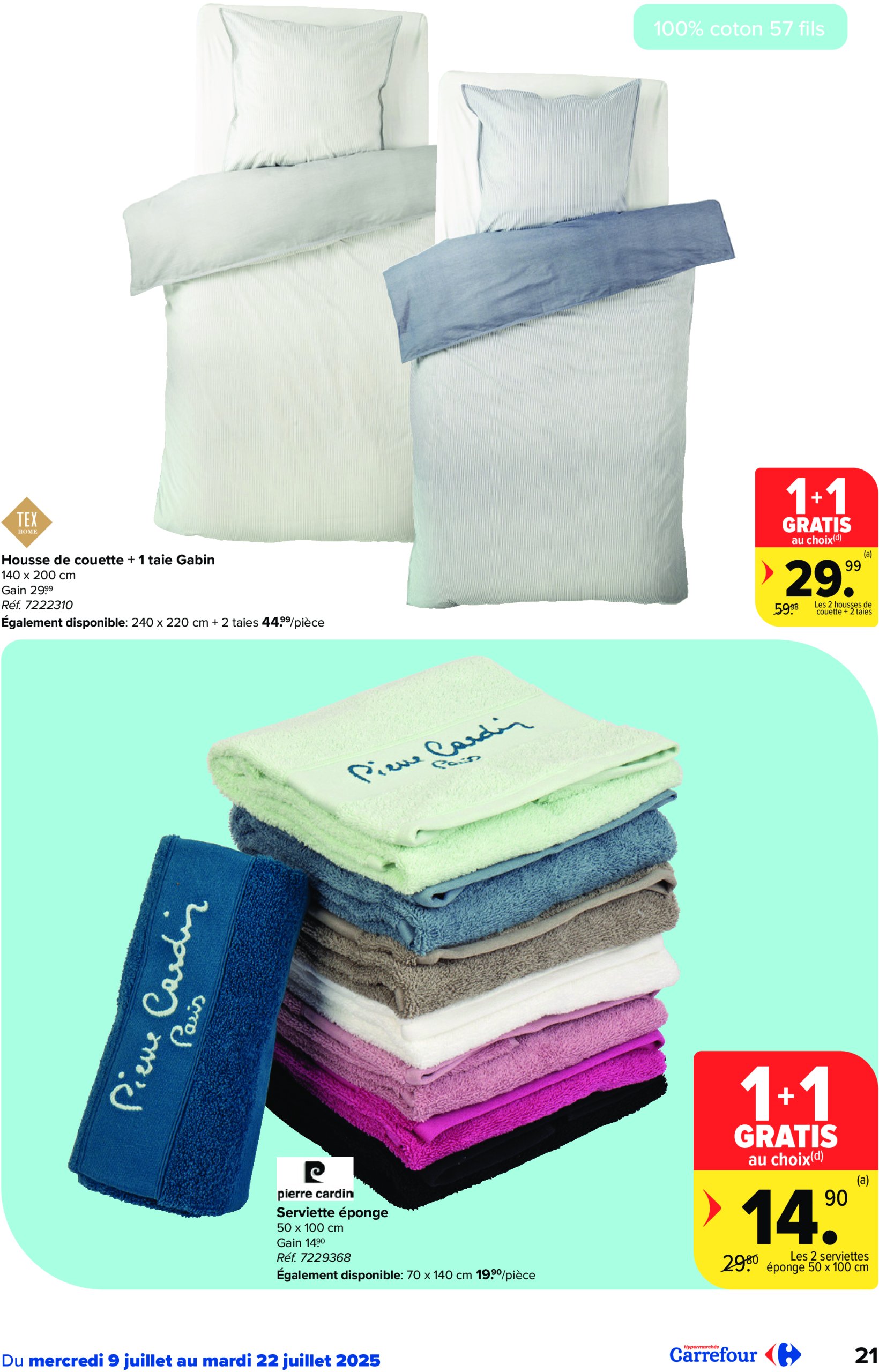 carrefour - Carrefour Hypermarchés folder geldig vanaf 09/07 - 22/07 - page: 21