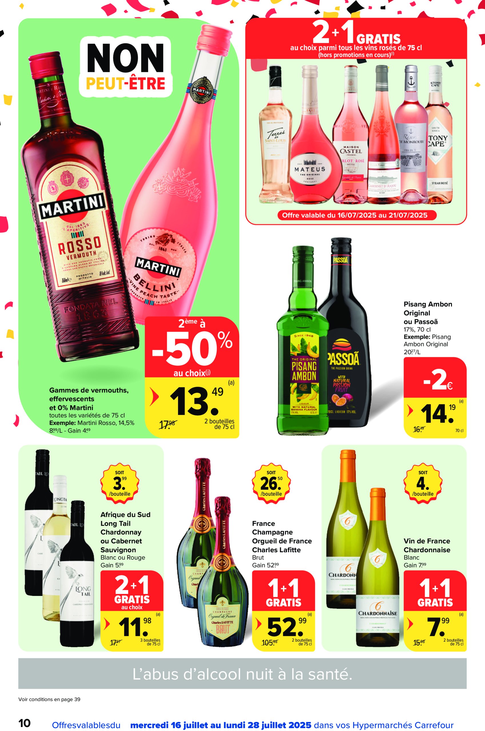 carrefour - Carrefour Hypermarchés folder geldig vanaf 16/07 - 28/07 - page: 10