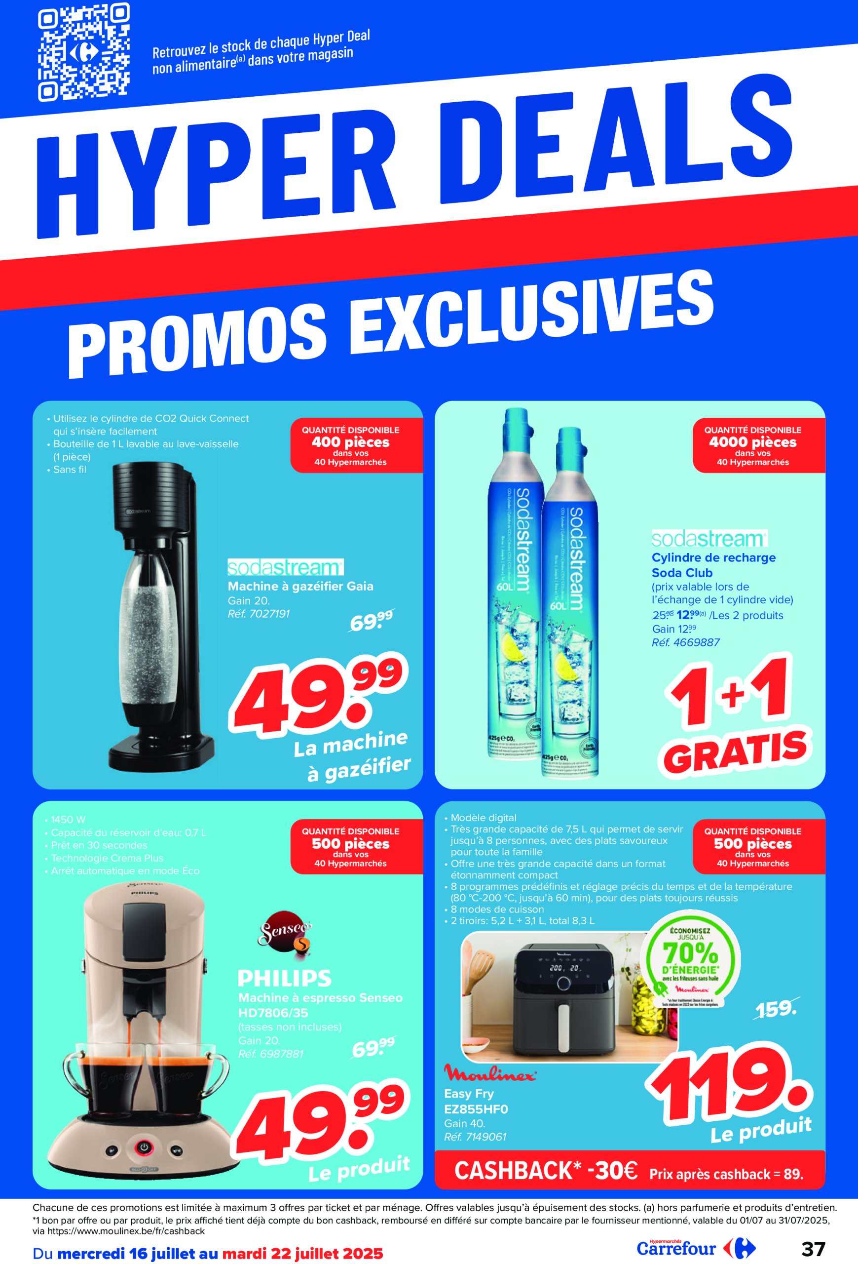 carrefour - Carrefour Hypermarchés folder geldig vanaf 16/07 - 28/07 - page: 37