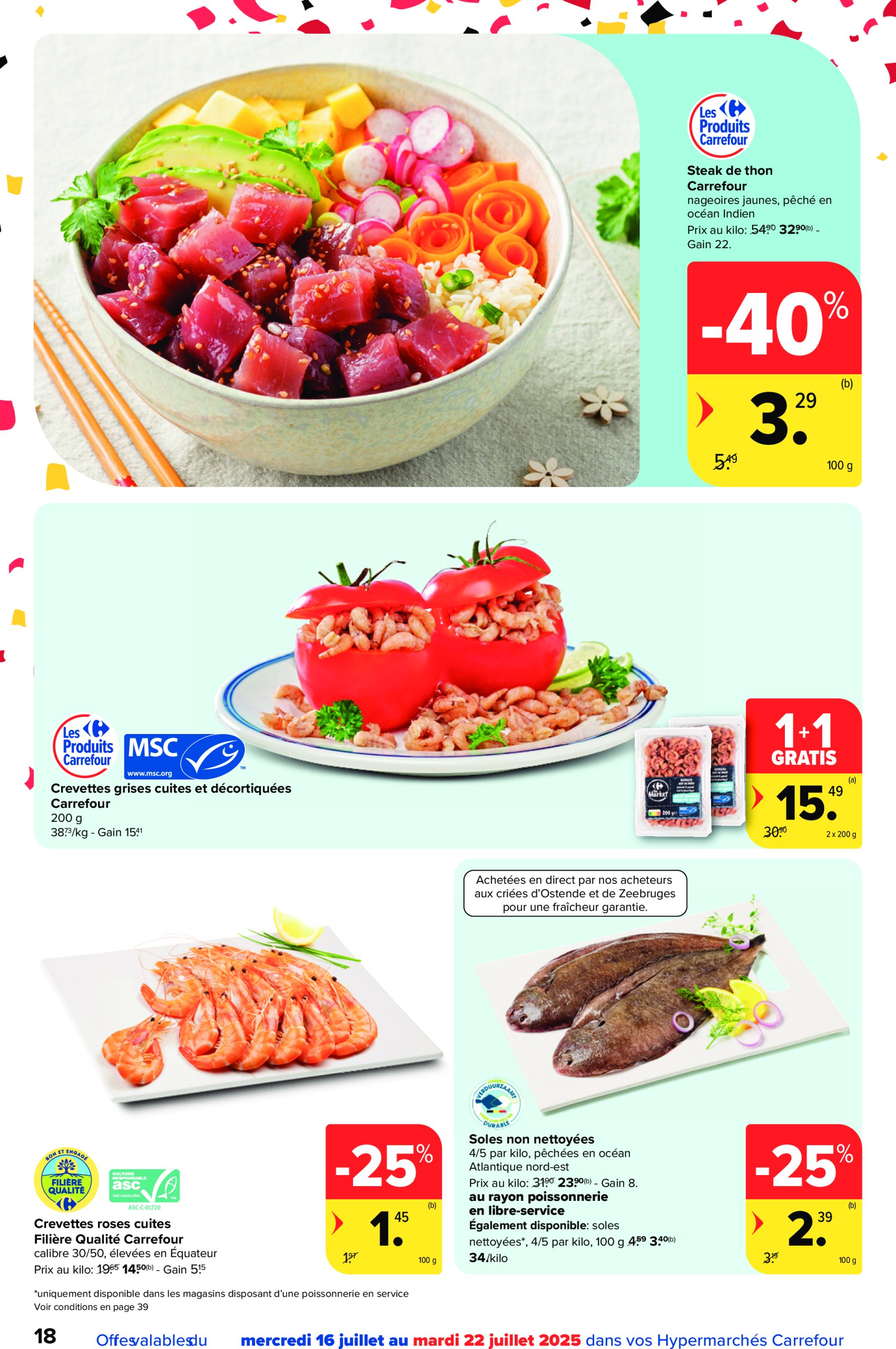 carrefour - Carrefour Hypermarchés folder geldig vanaf 16/07 - 28/07 - page: 18
