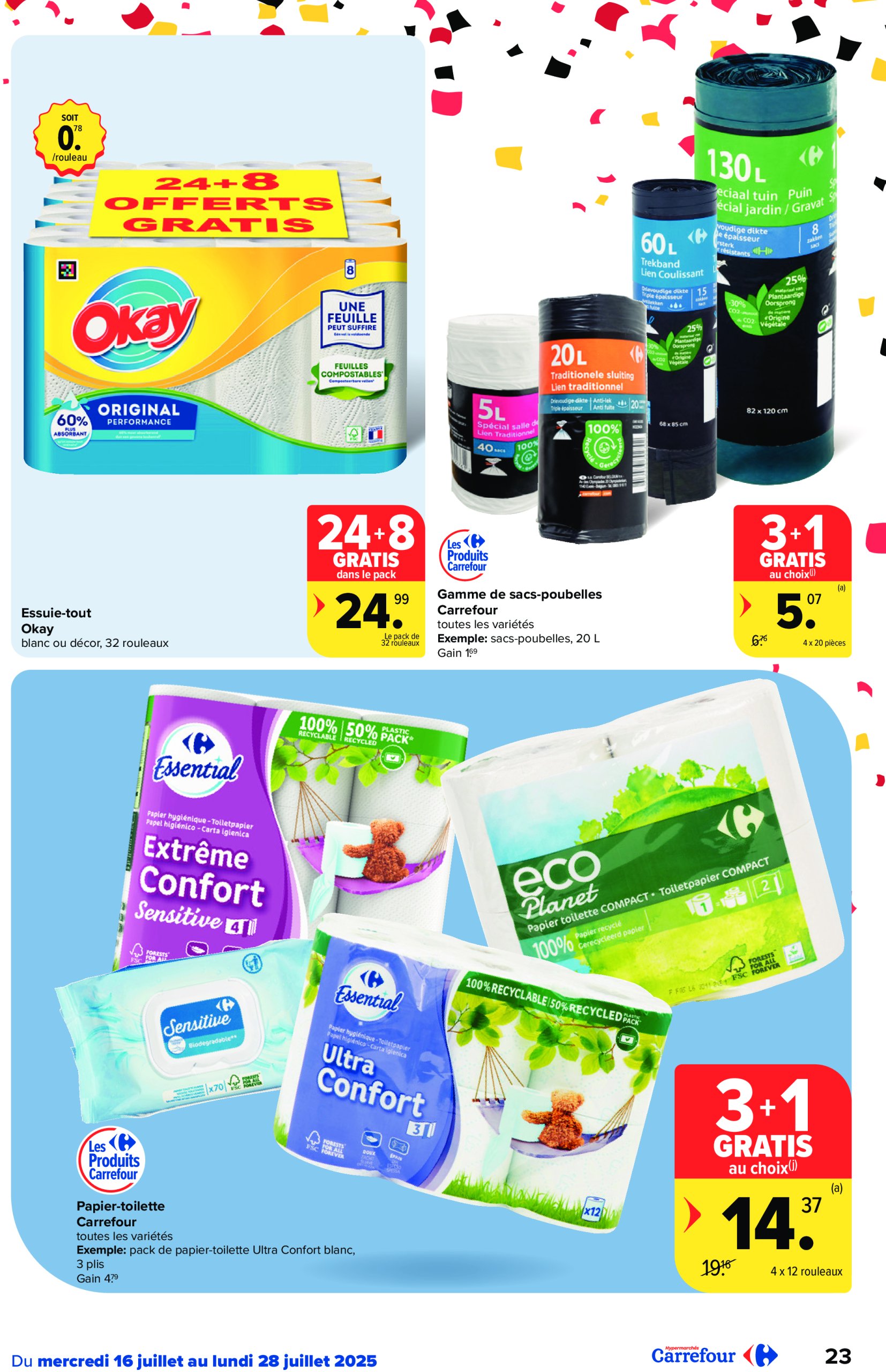 carrefour - Carrefour Hypermarchés folder geldig vanaf 16/07 - 28/07 - page: 23