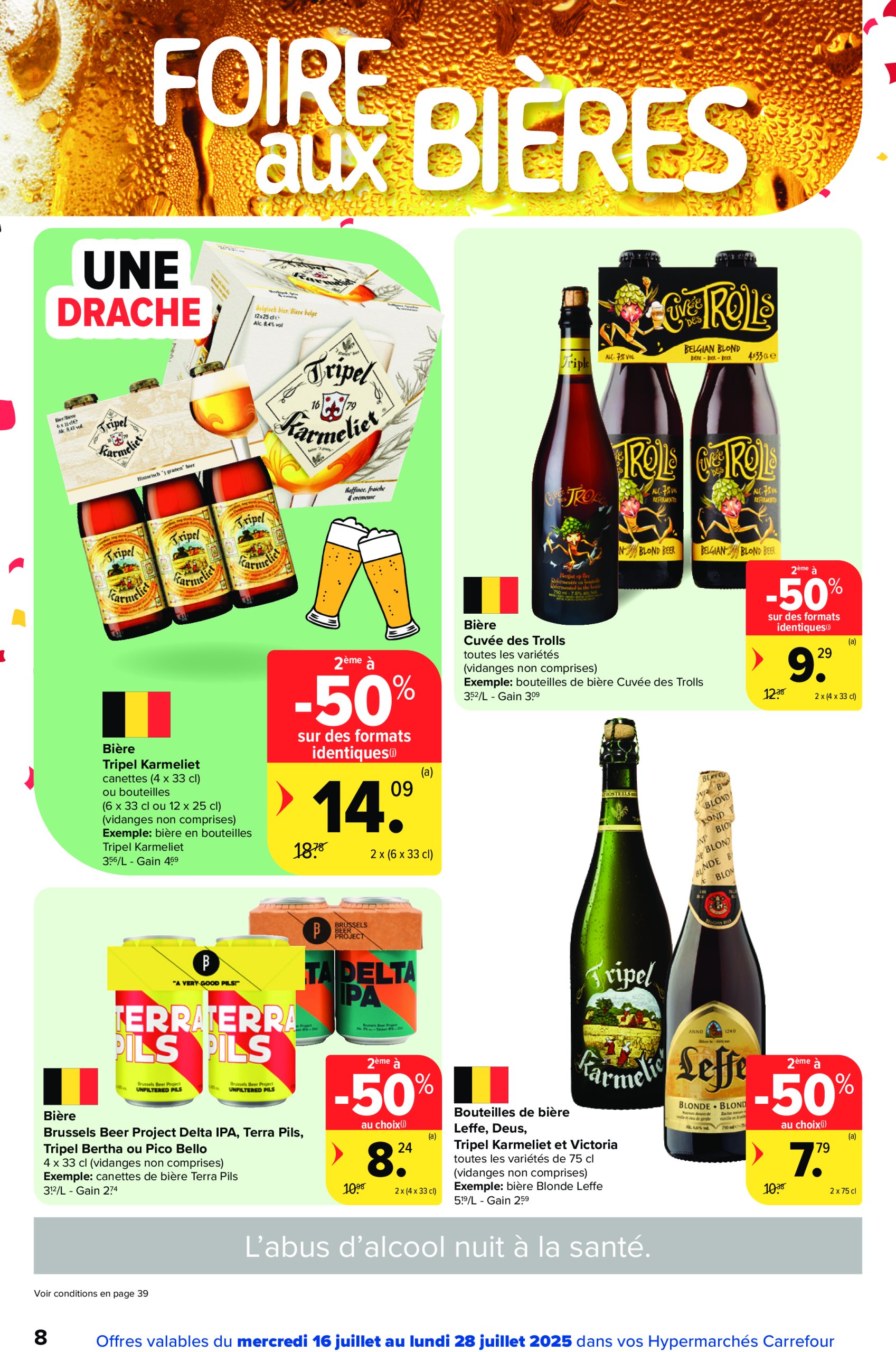 carrefour - Carrefour Hypermarchés folder geldig vanaf 16/07 - 28/07 - page: 8