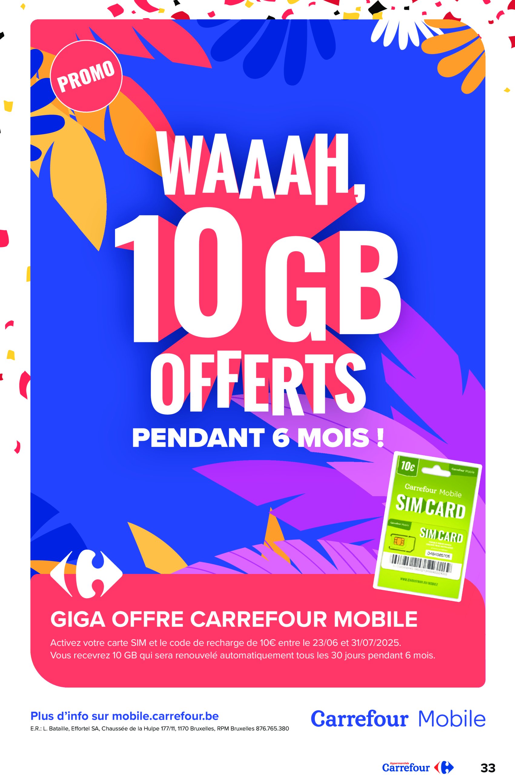 carrefour - Carrefour Hypermarchés folder geldig vanaf 16/07 - 28/07 - page: 33