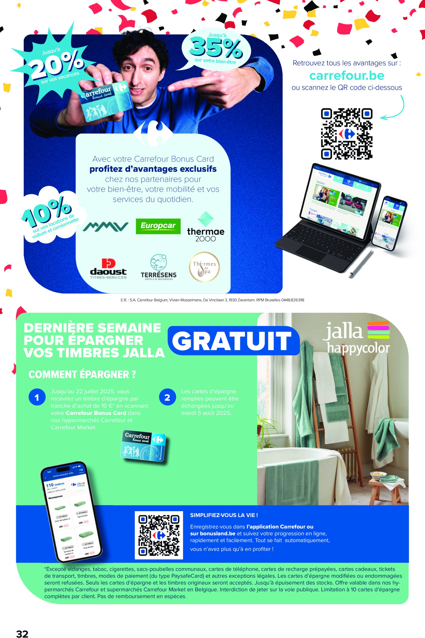 carrefour - Carrefour Hypermarchés folder geldig vanaf 16/07 - 28/07 - page: 32