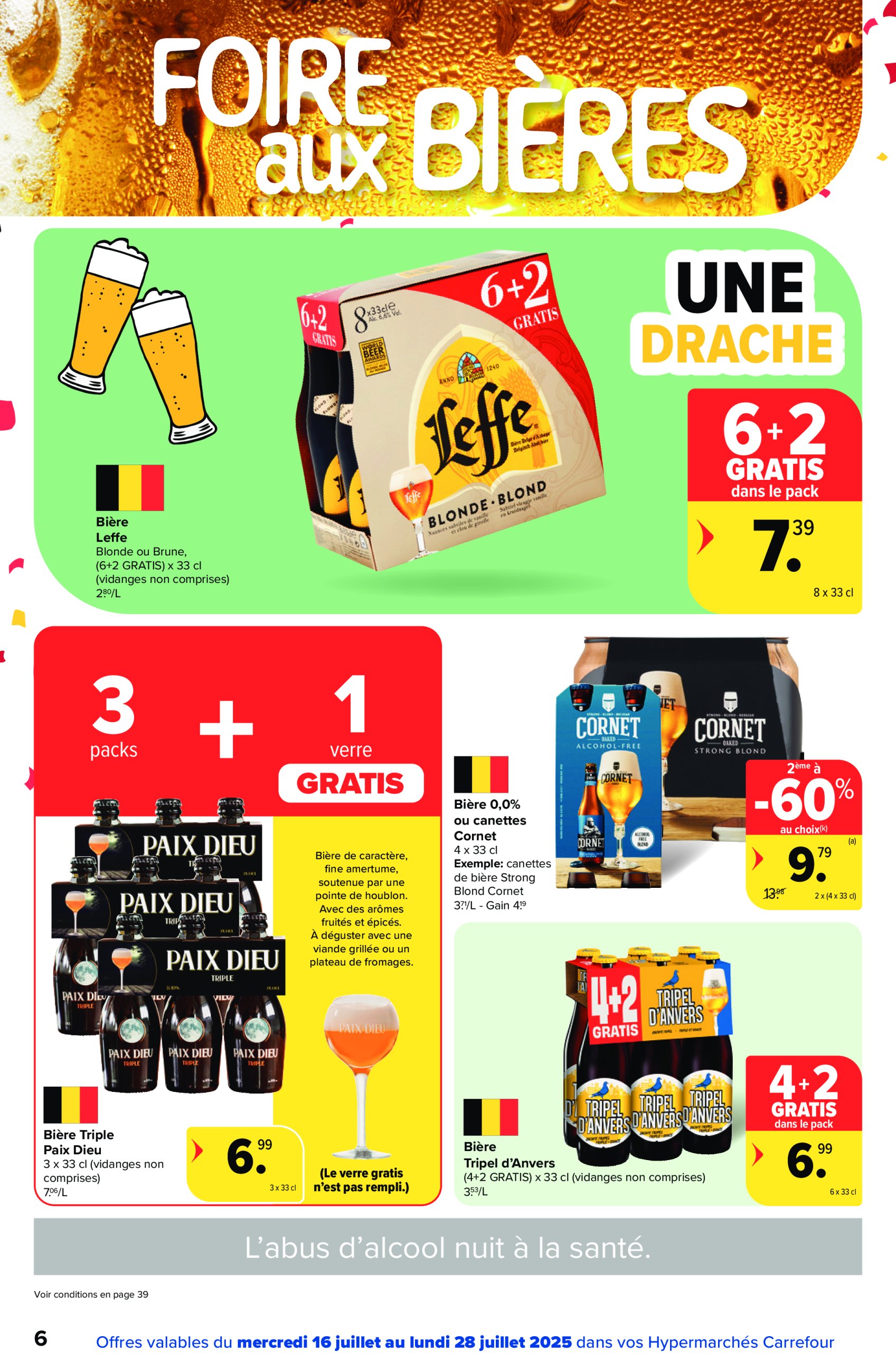 carrefour - Carrefour Hypermarchés folder geldig vanaf 16/07 - 28/07 - page: 6