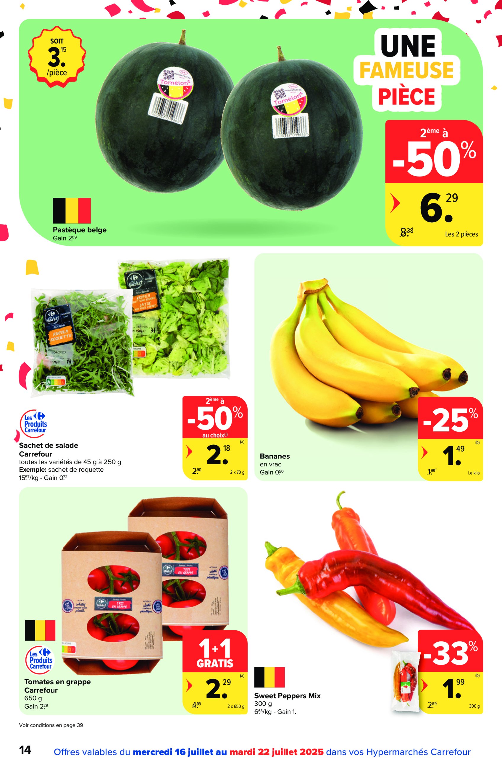 carrefour - Carrefour Hypermarchés folder geldig vanaf 16/07 - 28/07 - page: 14