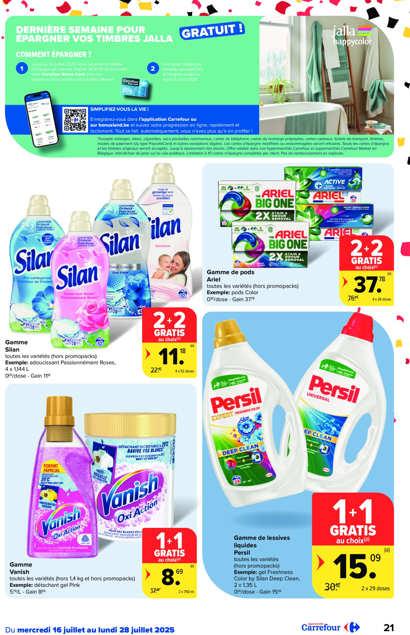 carrefour - Carrefour Hypermarchés folder geldig vanaf 16/07 - 28/07 - page: 21
